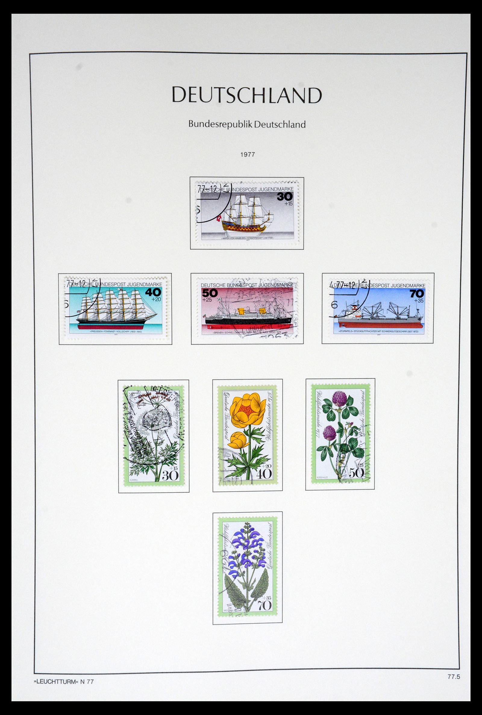 36688 214 - Postzegelverzameling 36688 Bundespost 1949-1977.