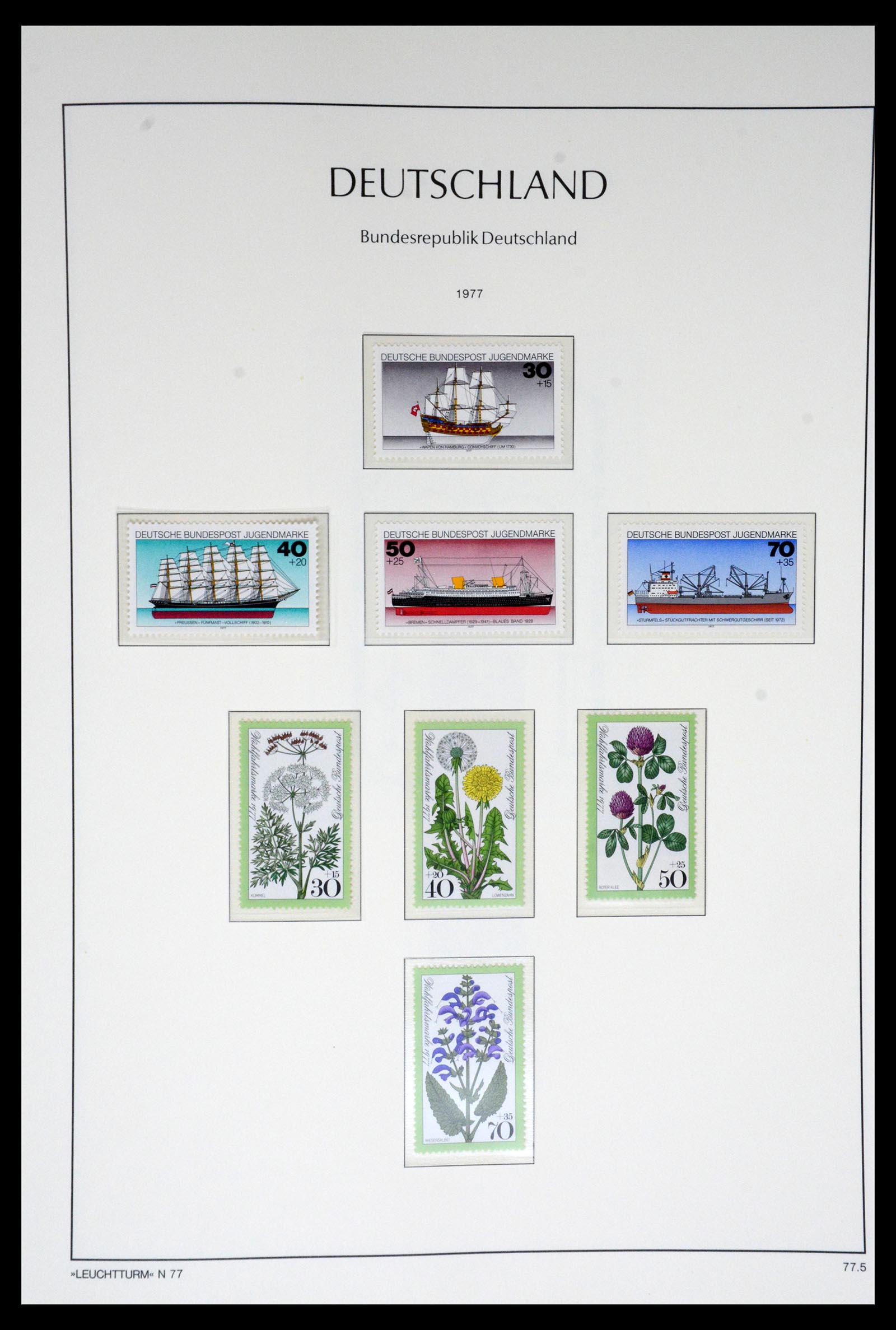 36688 215 - Postzegelverzameling 36688 Bundespost 1949-1977.