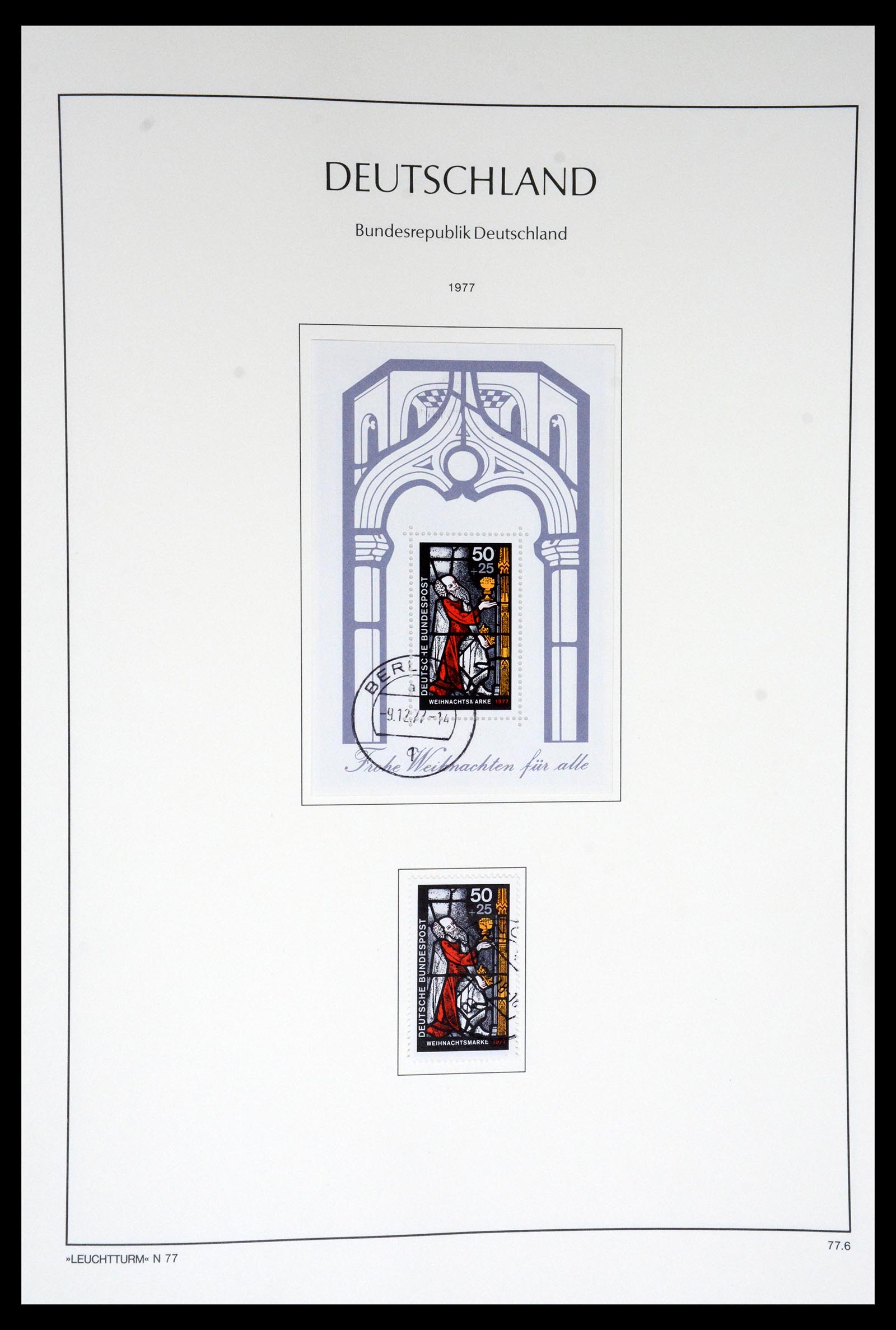 36688 216 - Postzegelverzameling 36688 Bundespost 1949-1977.