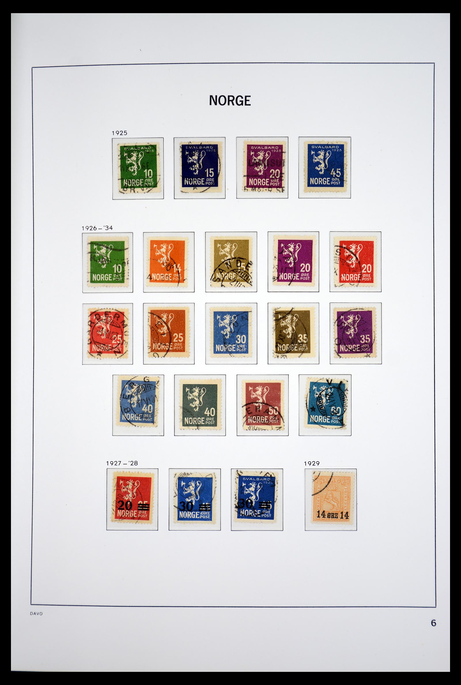 36691 009 - Postzegelverzameling 36691 Norway 1855-2007.