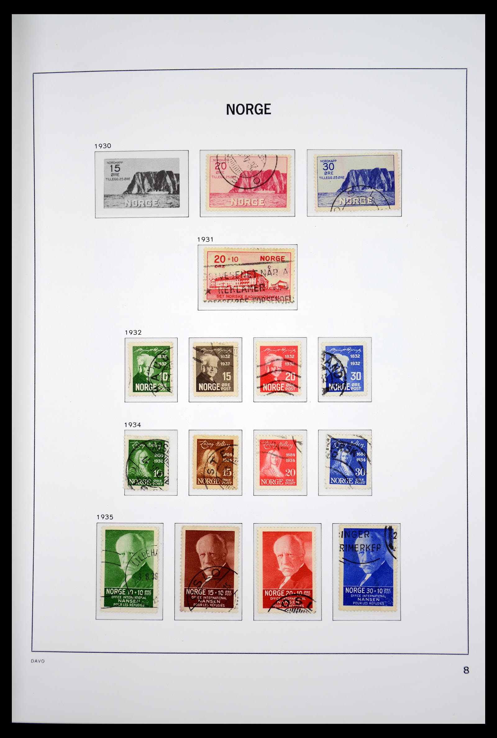 36691 011 - Postzegelverzameling 36691 Norway 1855-2007.