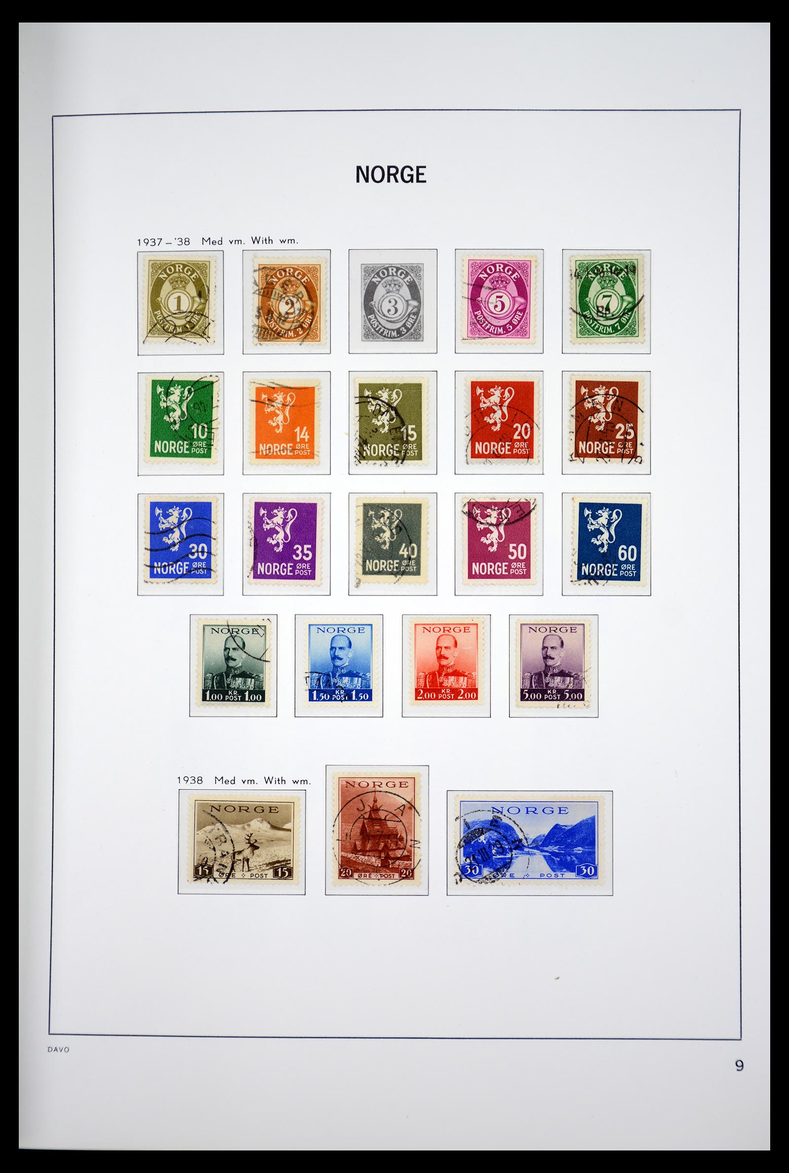 36691 012 - Postzegelverzameling 36691 Norway 1855-2007.