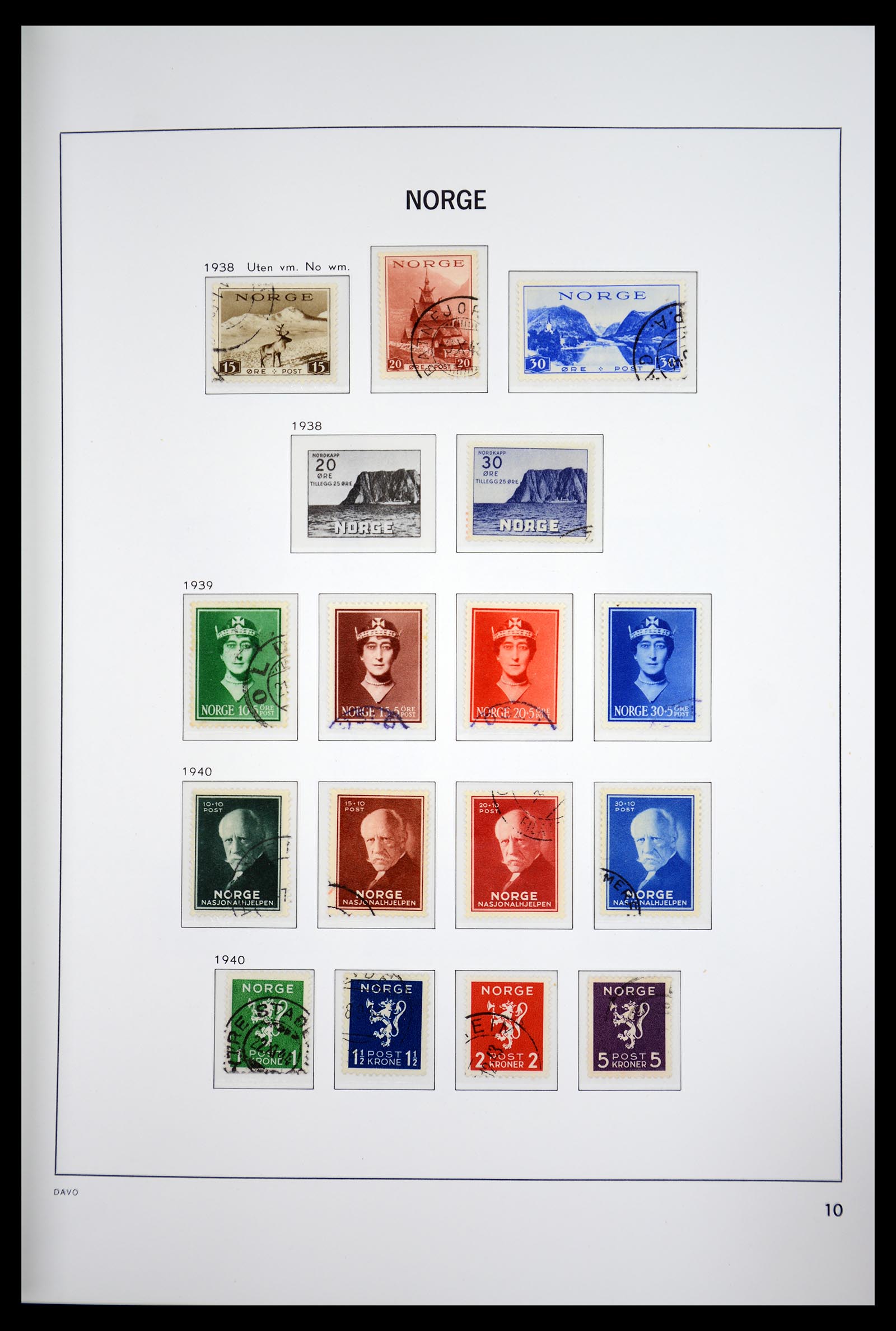 36691 013 - Stamp collection 36691 Noorwegen 1855-2007.