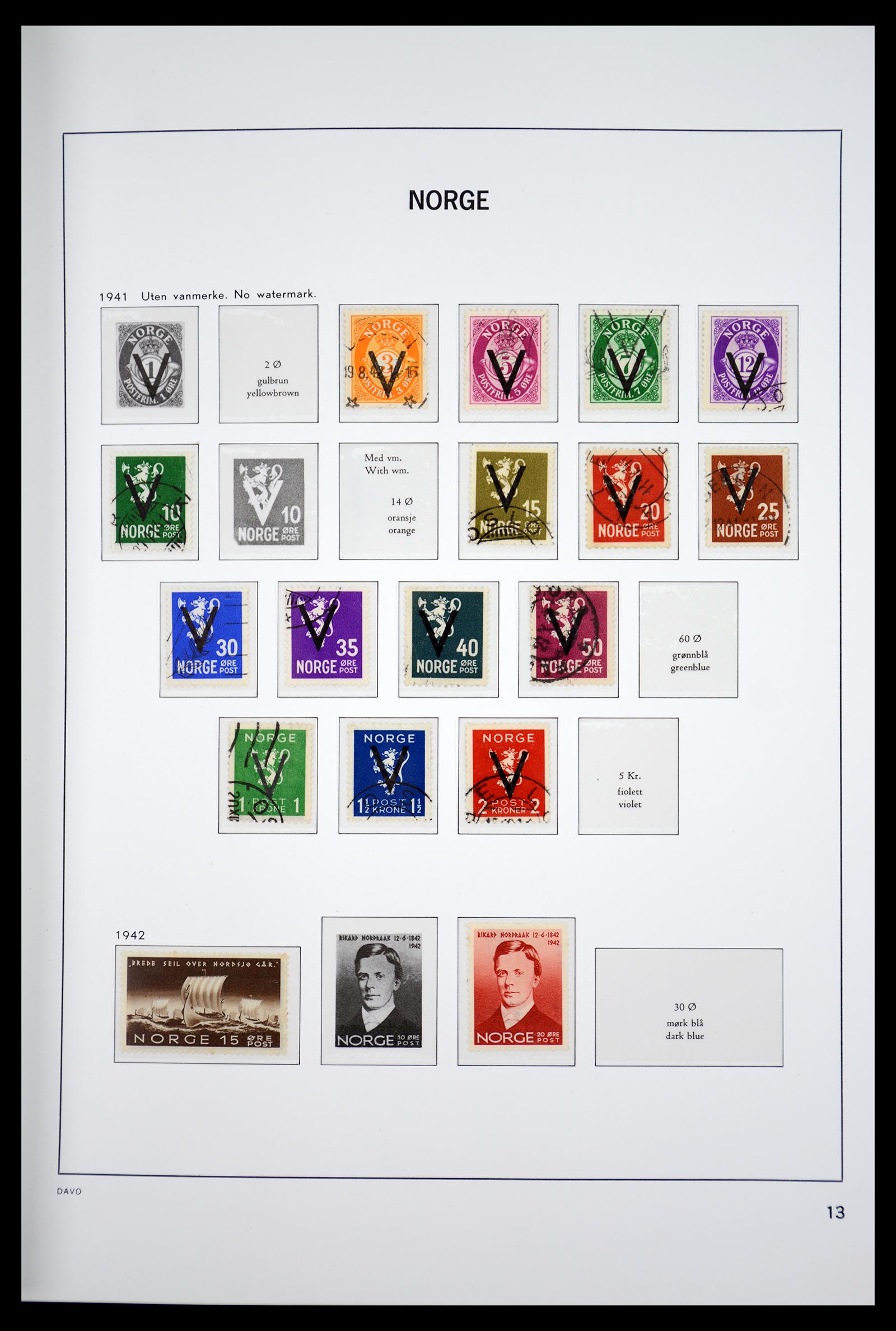 36691 016 - Postzegelverzameling 36691 Norway 1855-2007.