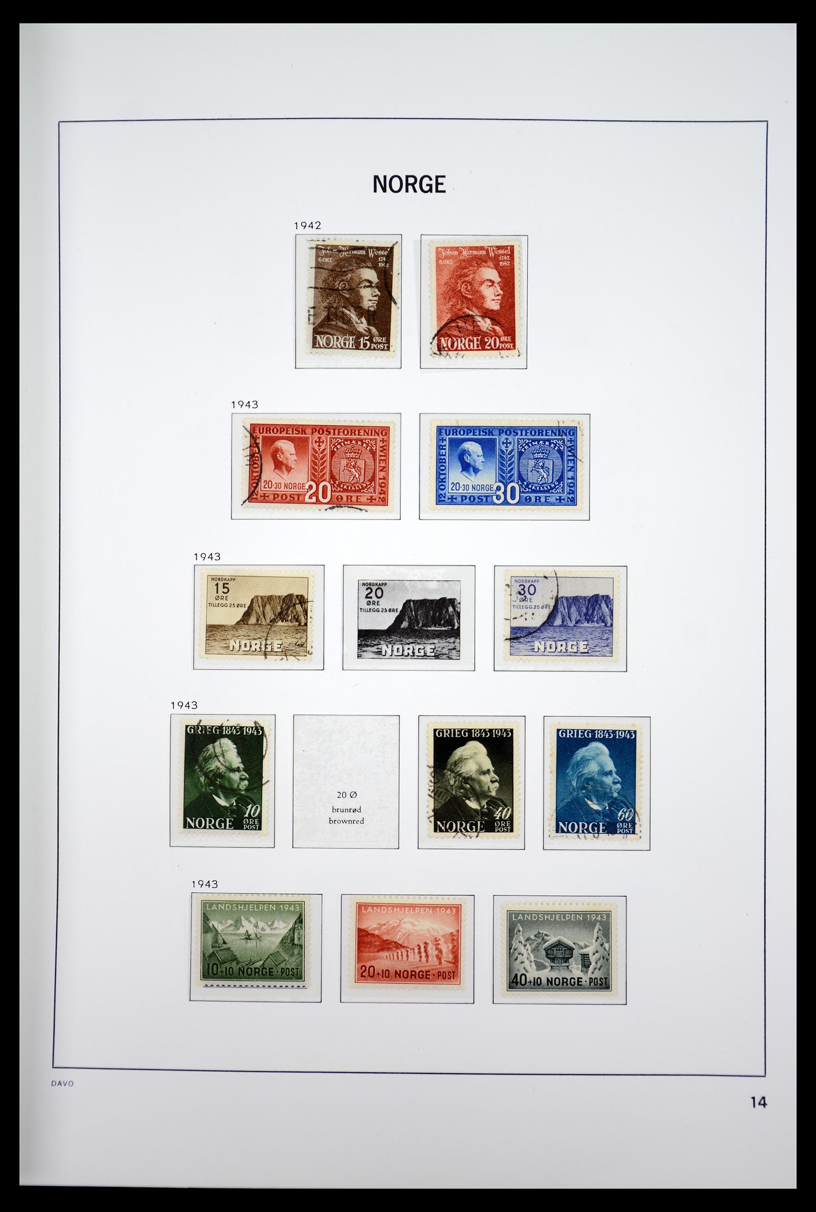 36691 018 - Postzegelverzameling 36691 Norway 1855-2007.