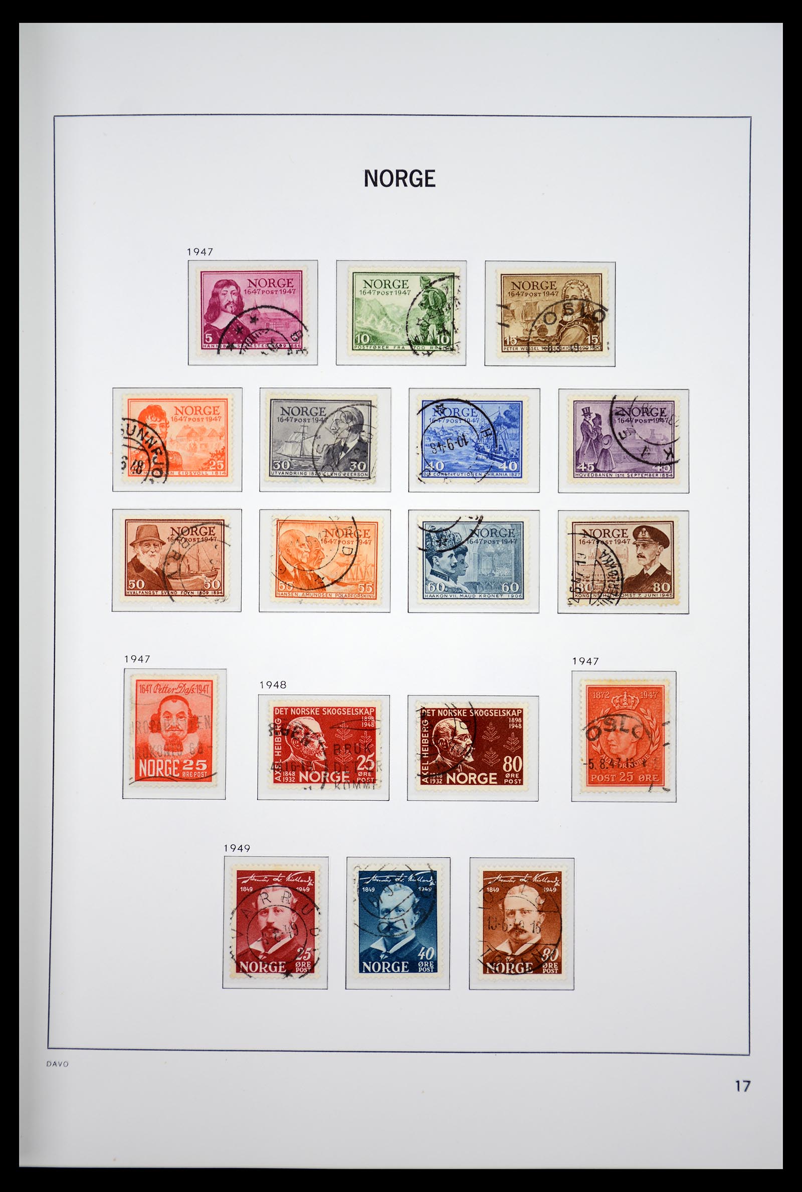 36691 021 - Postzegelverzameling 36691 Norway 1855-2007.