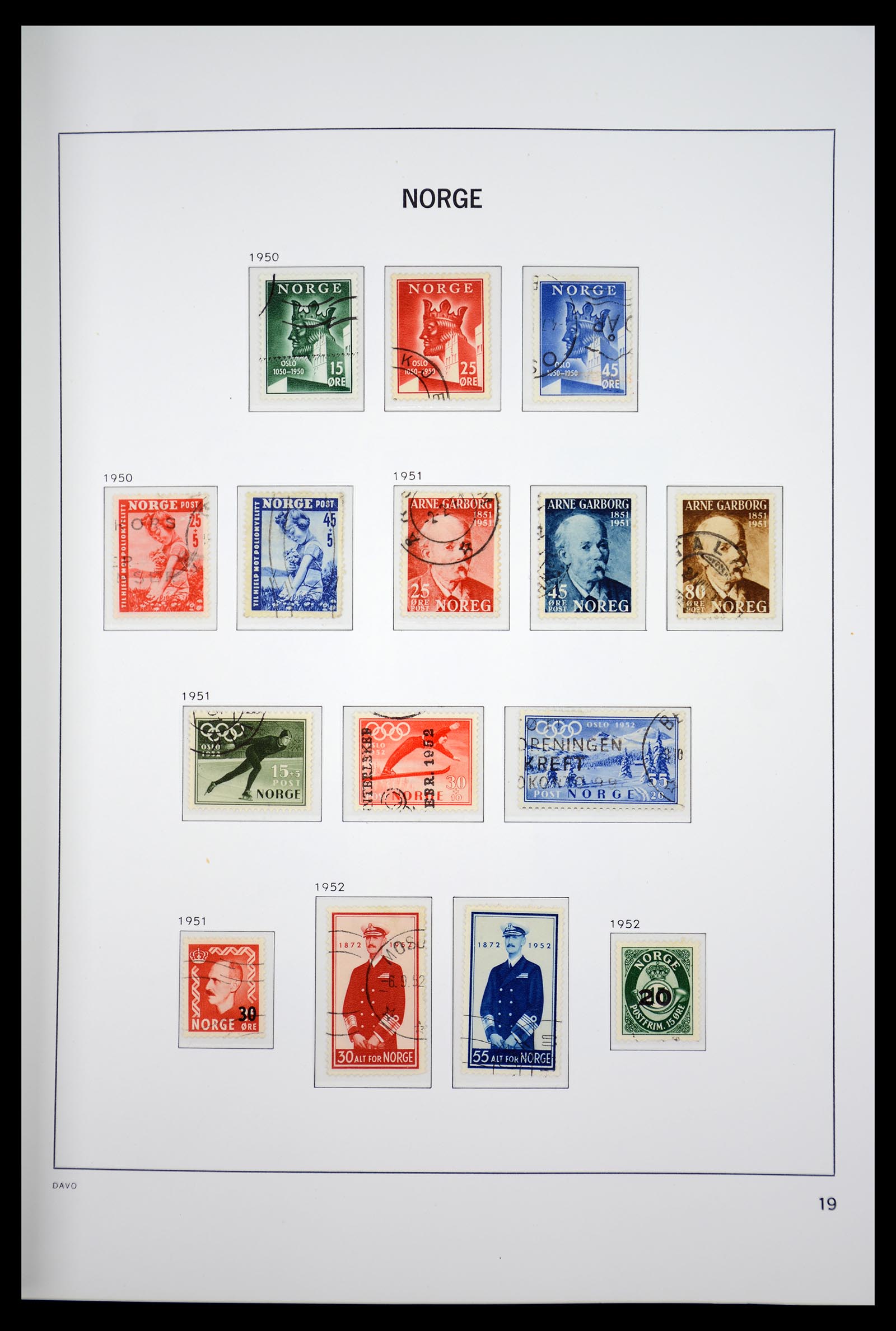 36691 023 - Postzegelverzameling 36691 Norway 1855-2007.