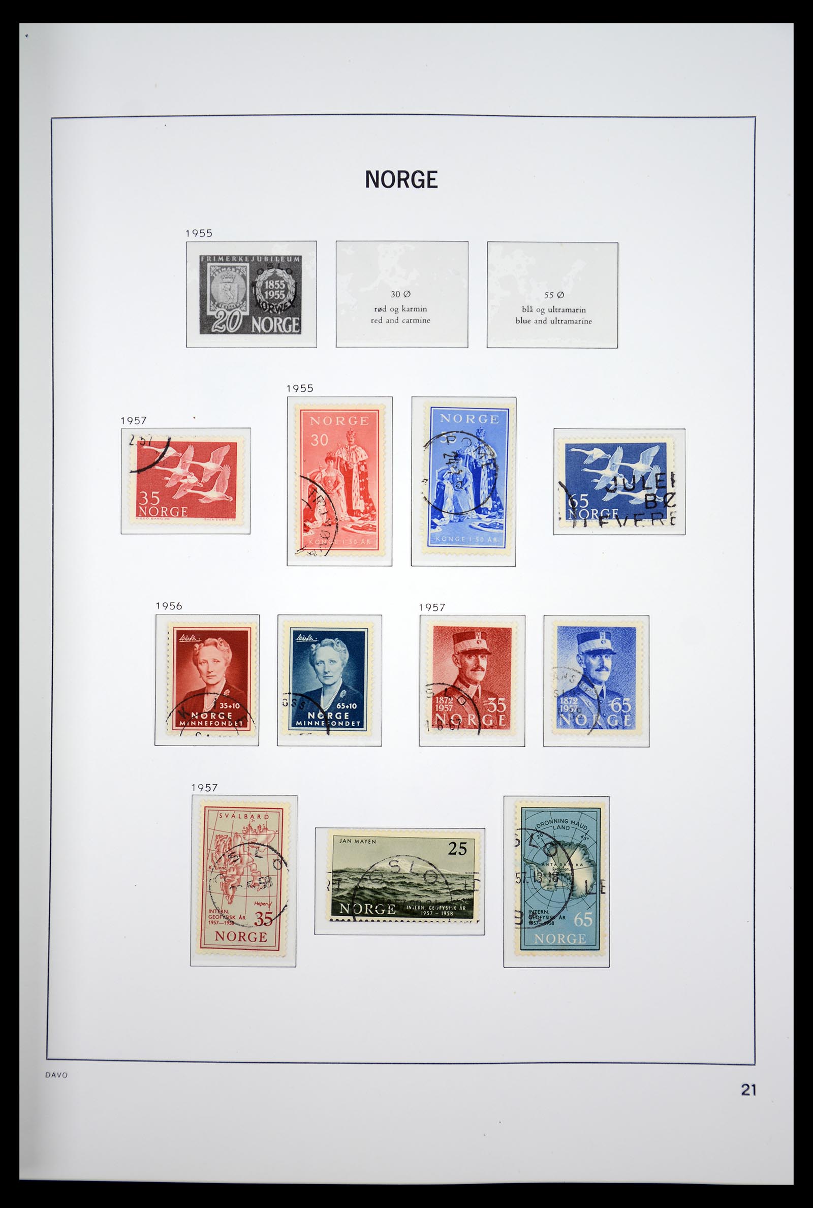 36691 025 - Postzegelverzameling 36691 Norway 1855-2007.