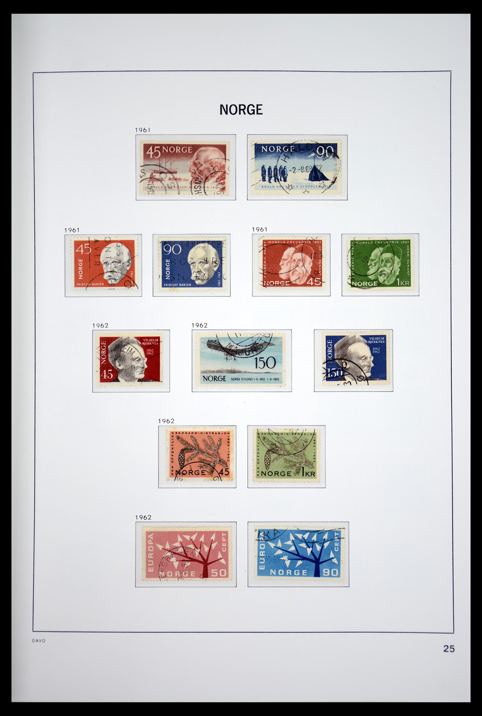 36691 029 - Postzegelverzameling 36691 Norway 1855-2007.