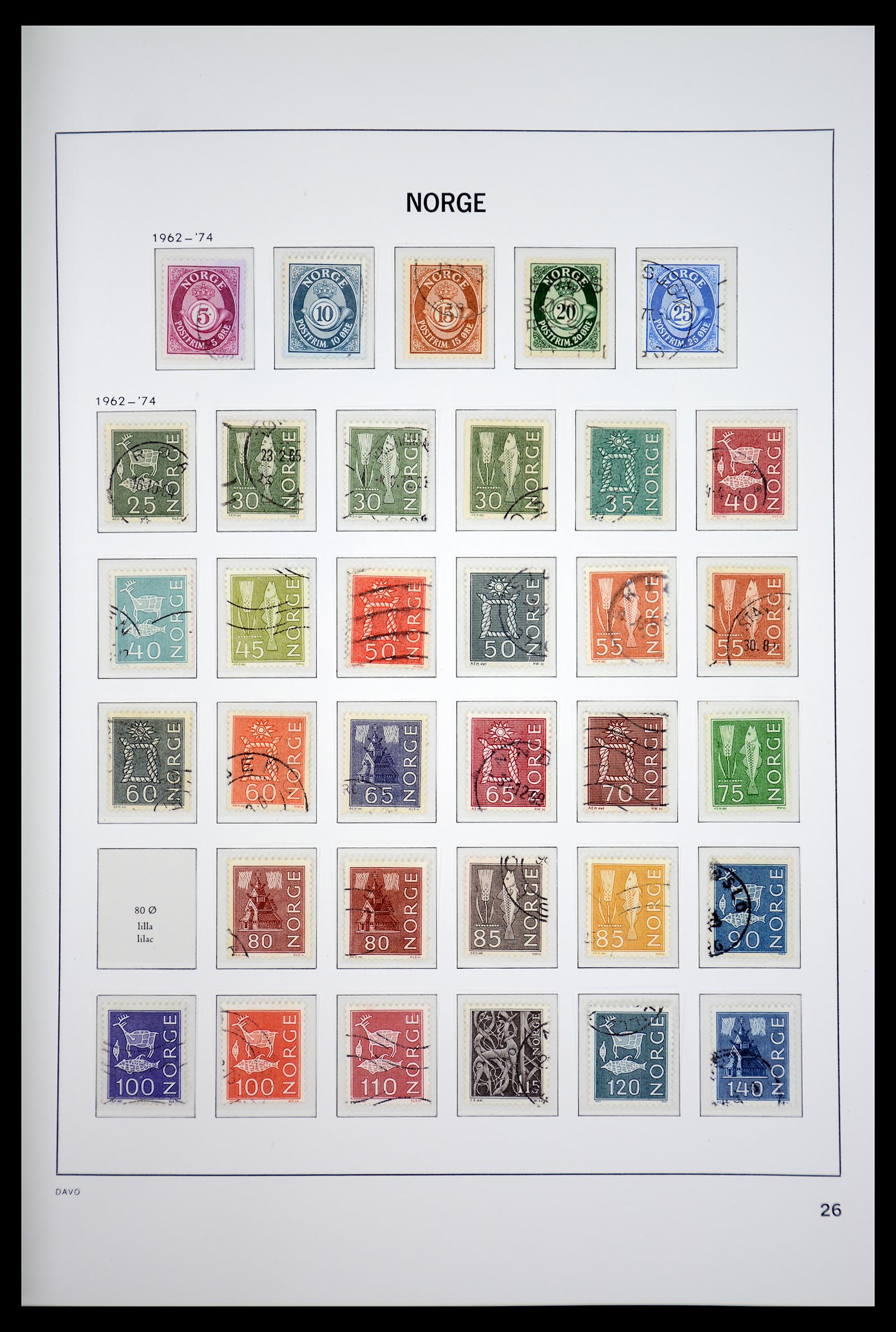 36691 030 - Postzegelverzameling 36691 Norway 1855-2007.
