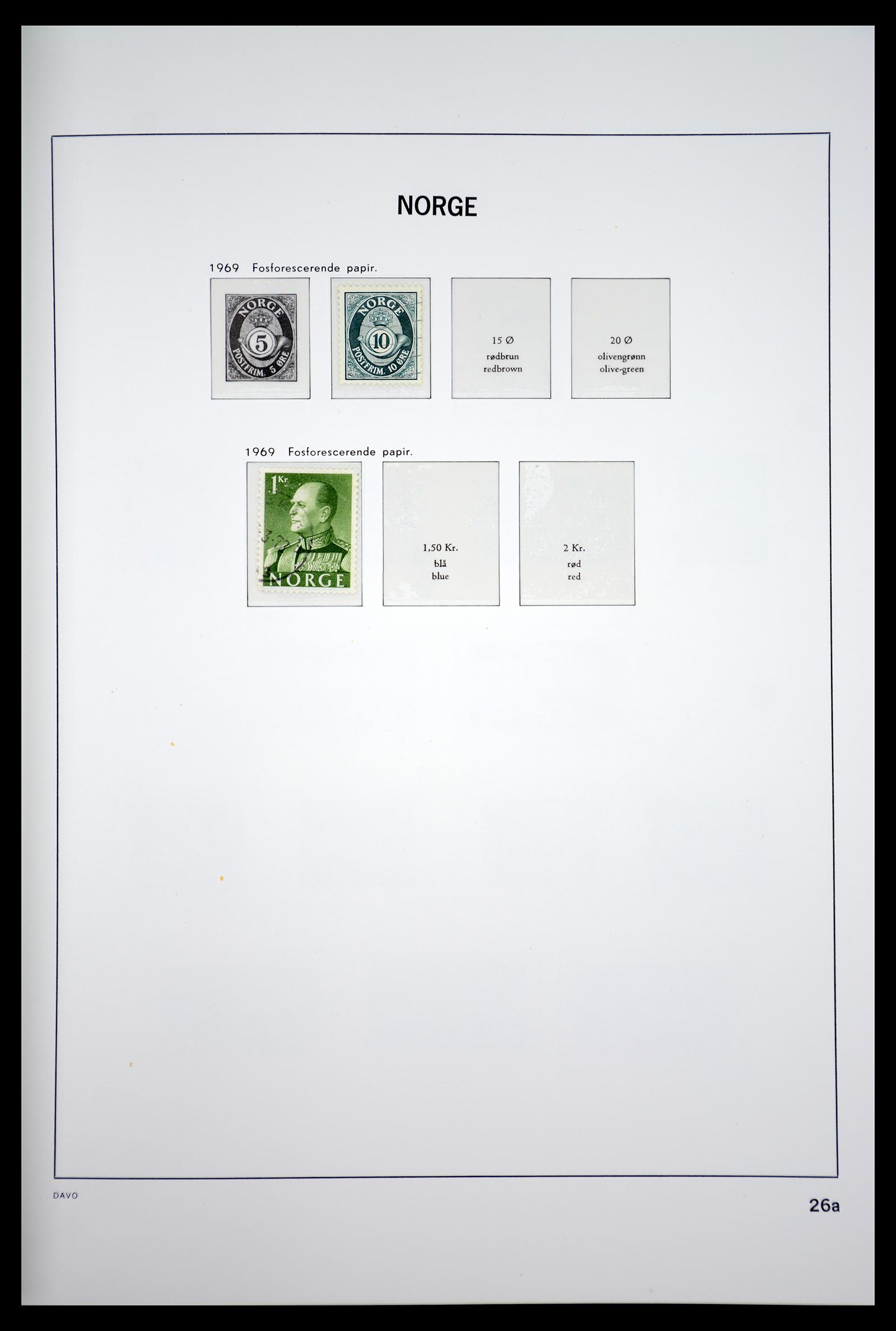 36691 031 - Postzegelverzameling 36691 Norway 1855-2007.
