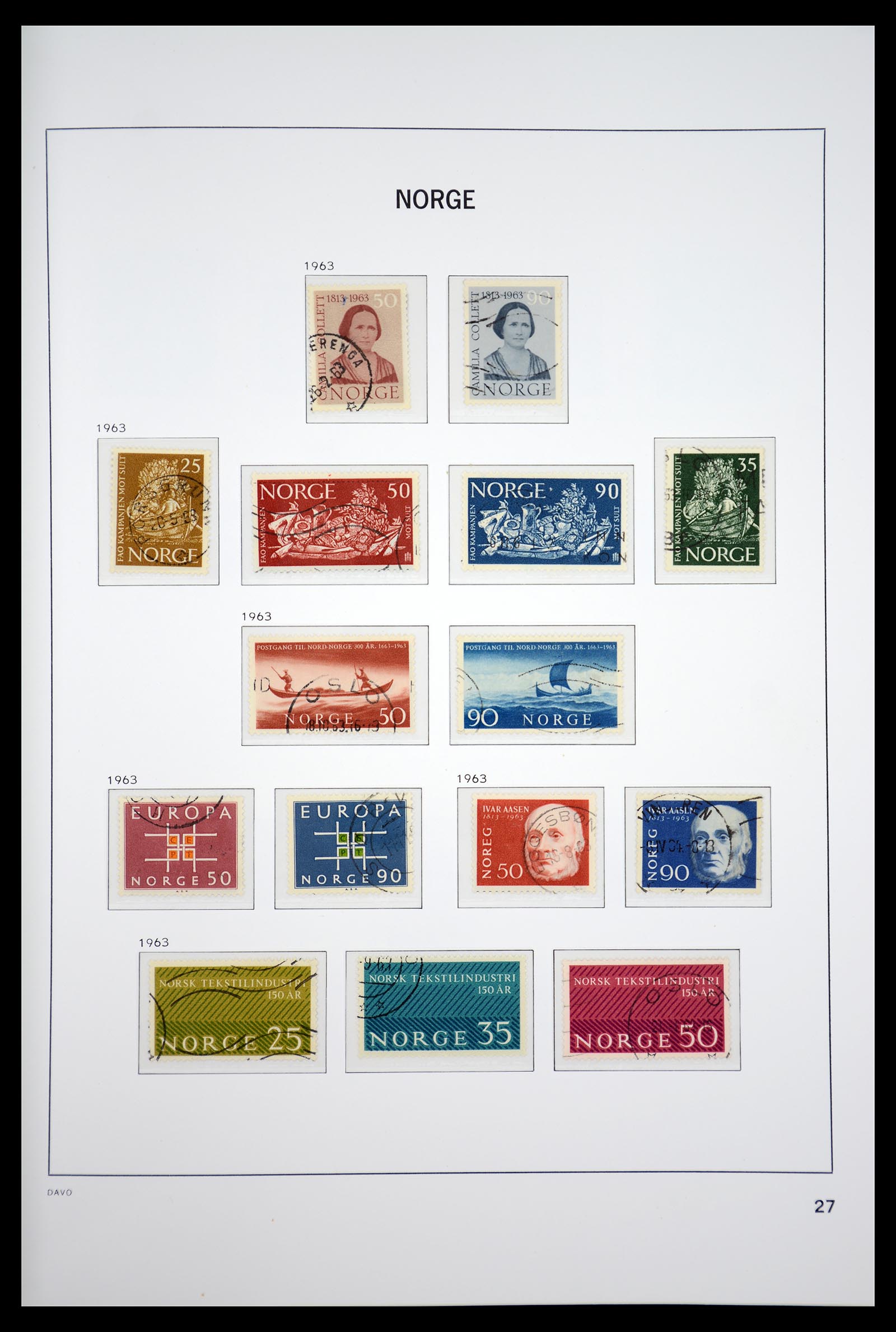 36691 032 - Postzegelverzameling 36691 Norway 1855-2007.