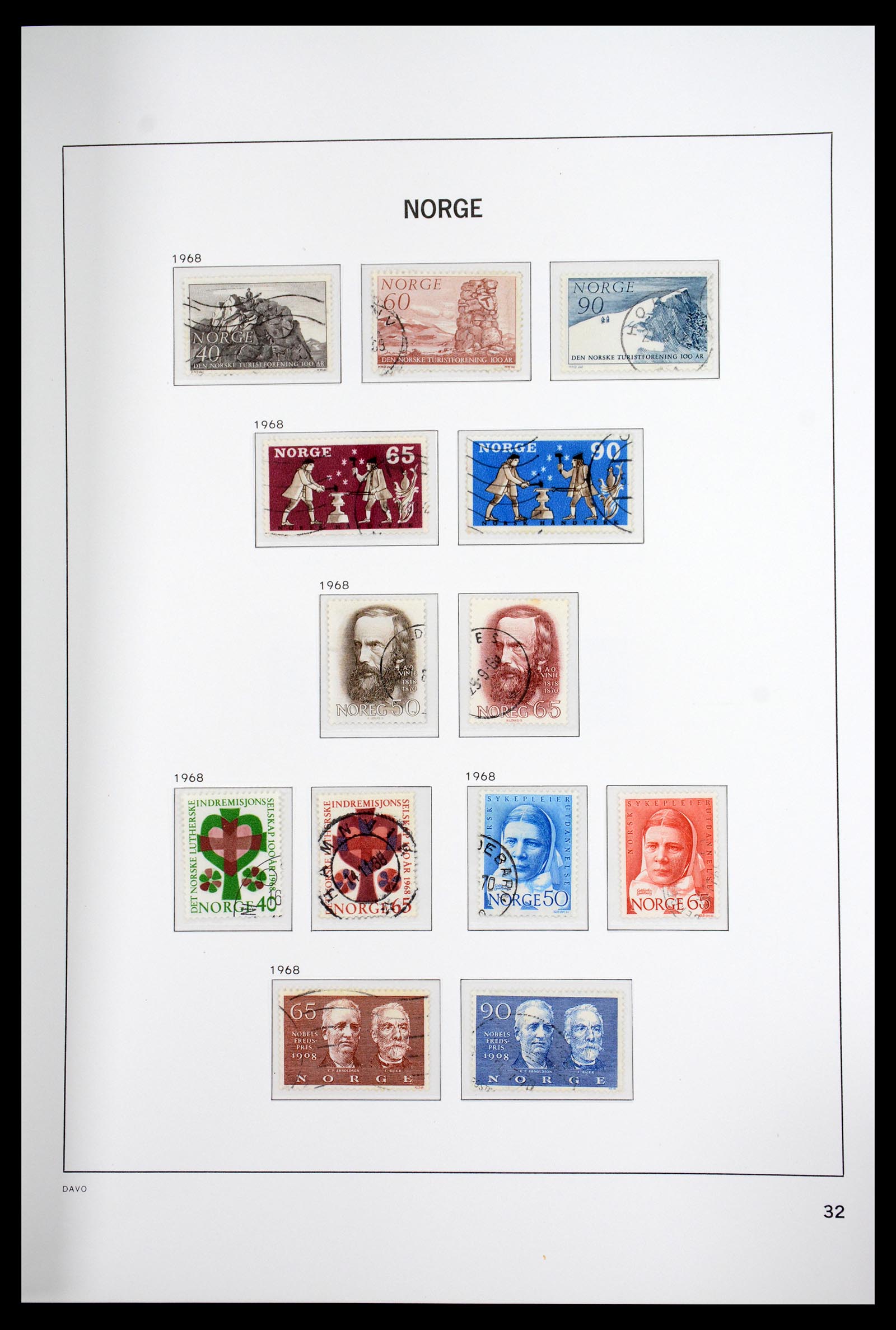 36691 037 - Postzegelverzameling 36691 Norway 1855-2007.