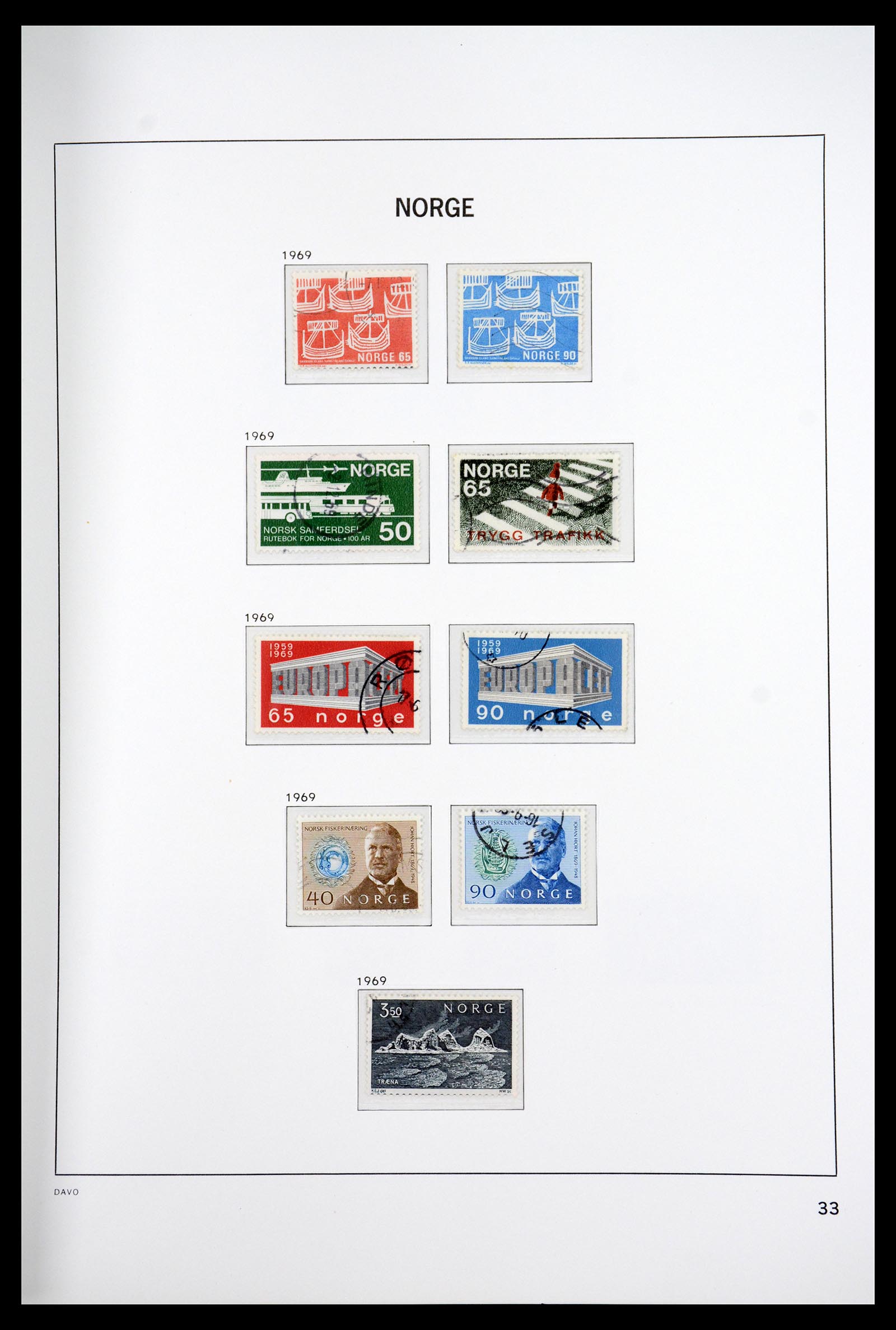 36691 038 - Postzegelverzameling 36691 Norway 1855-2007.
