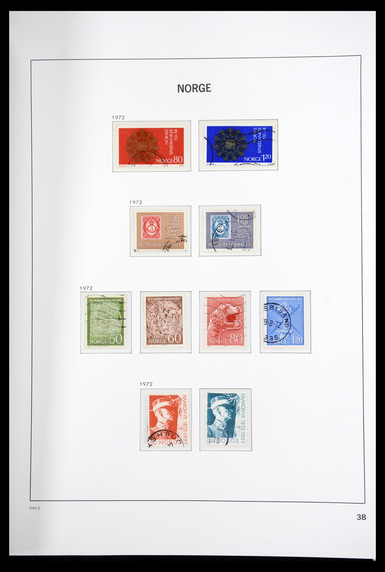 36691 043 - Postzegelverzameling 36691 Norway 1855-2007.