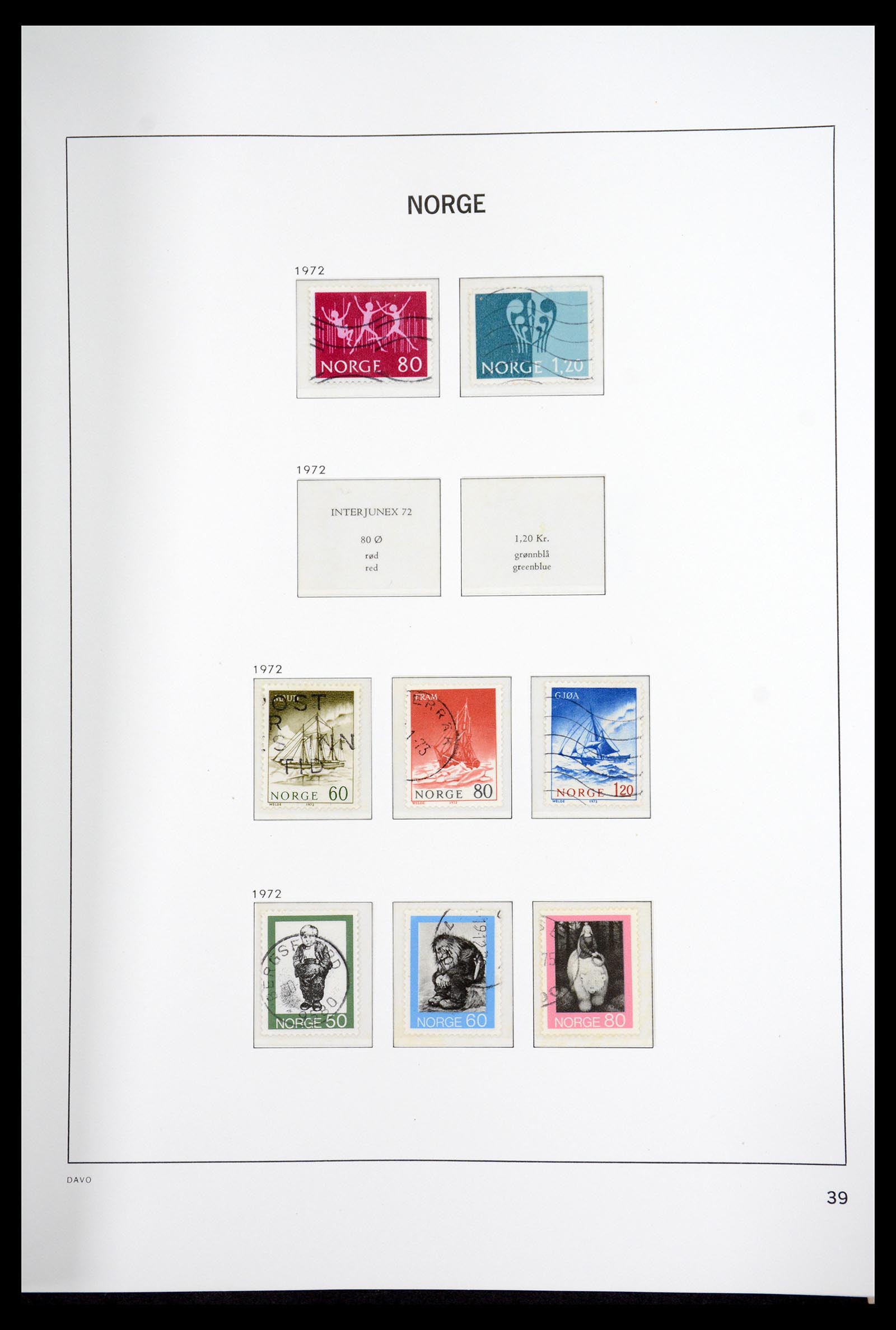 36691 044 - Postzegelverzameling 36691 Norway 1855-2007.
