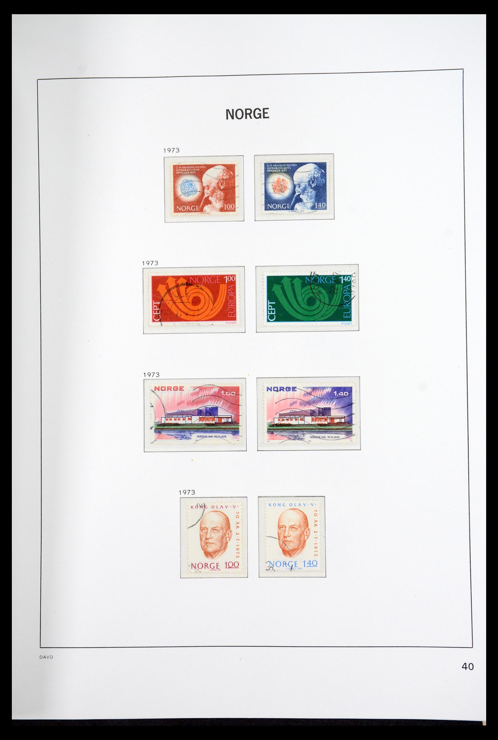 36691 045 - Postzegelverzameling 36691 Norway 1855-2007.