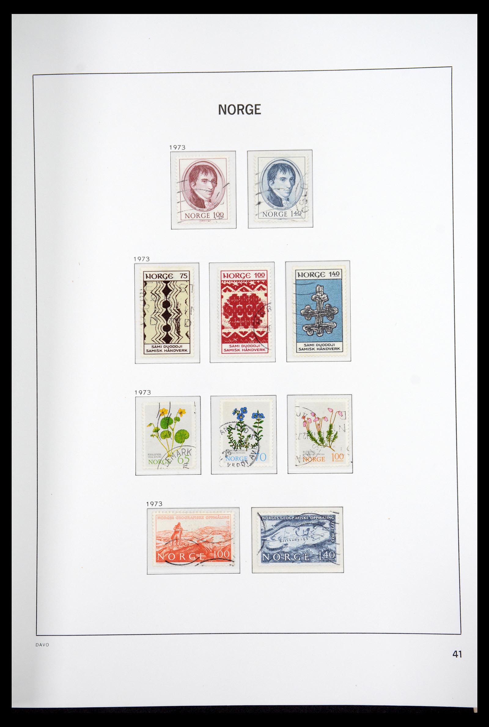 36691 046 - Postzegelverzameling 36691 Norway 1855-2007.