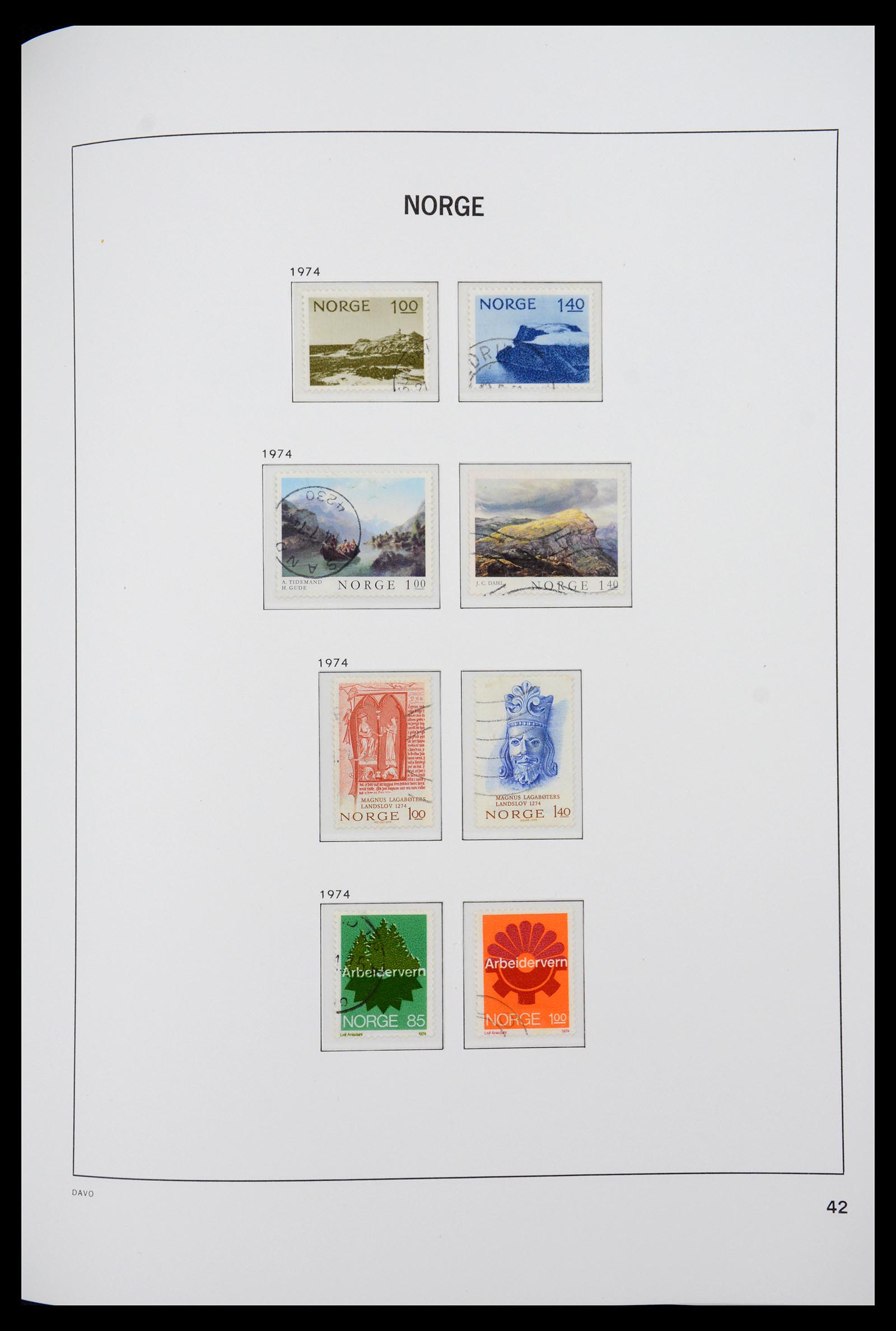 36691 047 - Postzegelverzameling 36691 Norway 1855-2007.