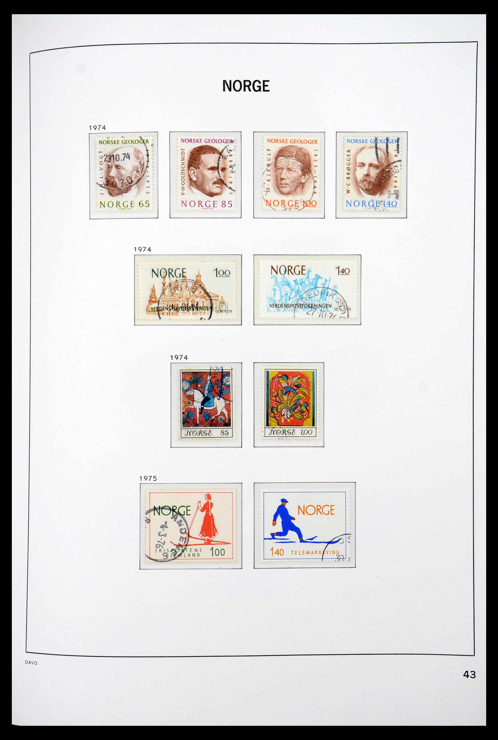 36691 048 - Postzegelverzameling 36691 Norway 1855-2007.