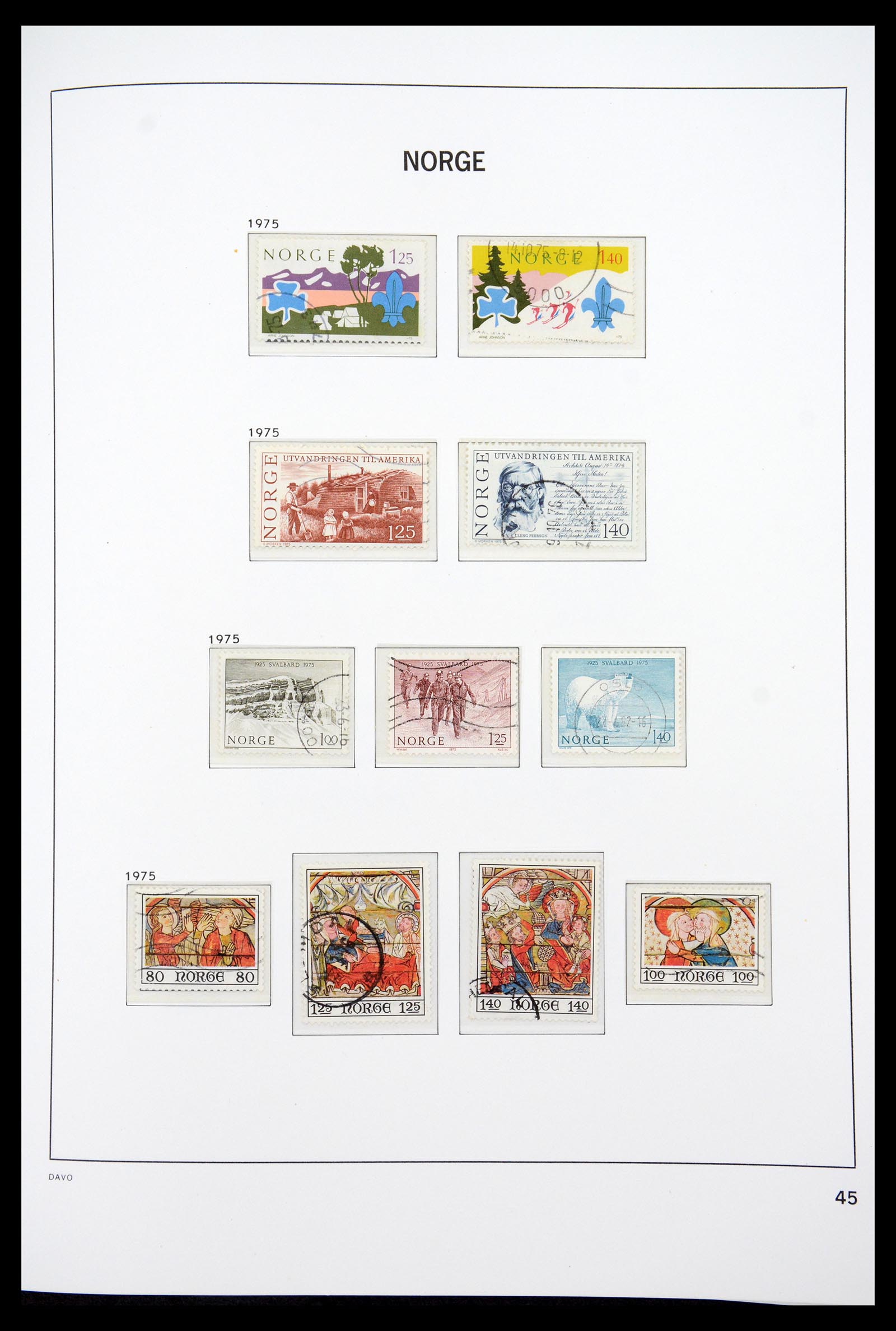 36691 050 - Postzegelverzameling 36691 Norway 1855-2007.
