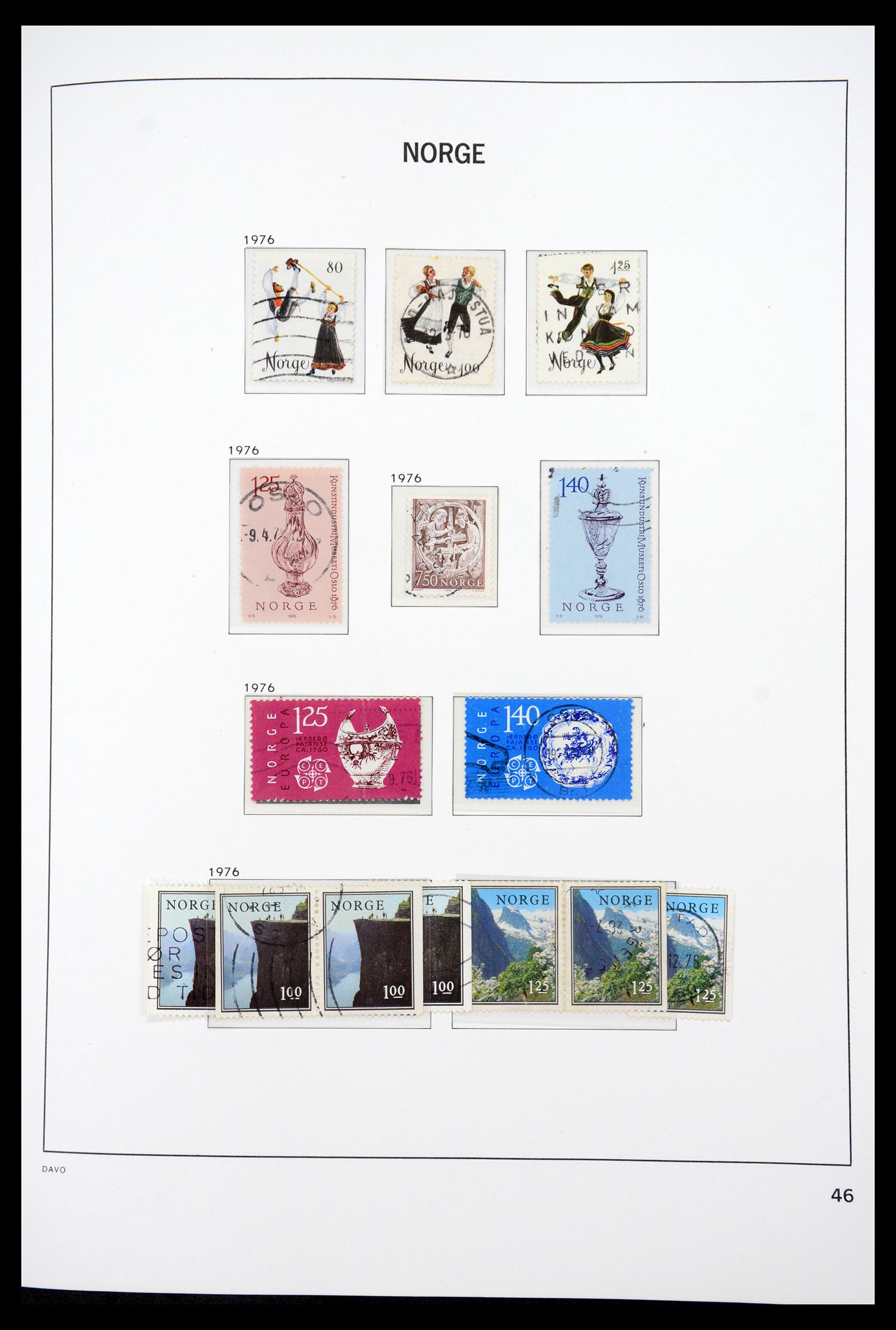 36691 051 - Postzegelverzameling 36691 Norway 1855-2007.