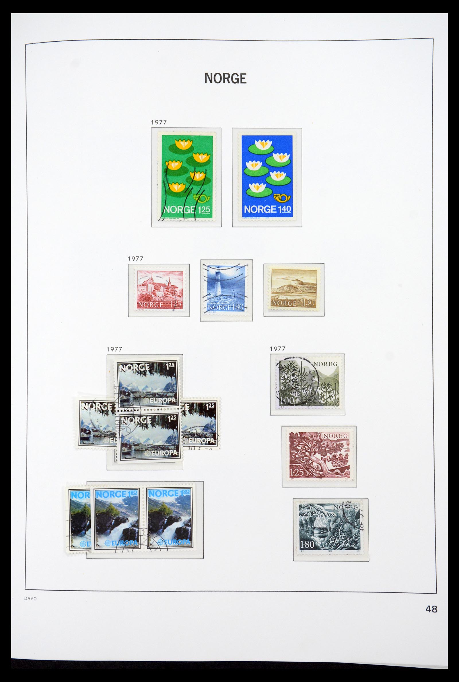 36691 053 - Postzegelverzameling 36691 Norway 1855-2007.