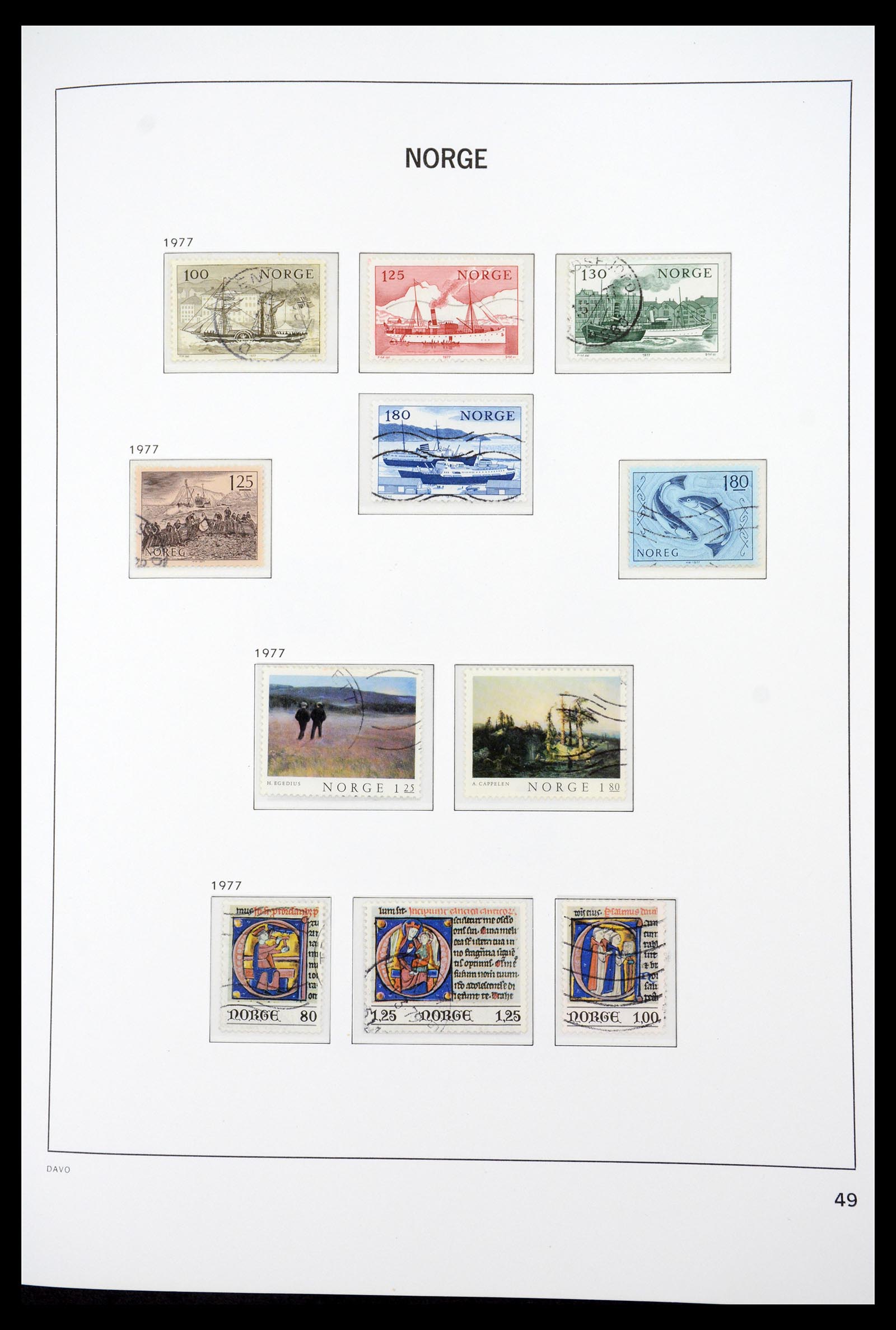 36691 054 - Postzegelverzameling 36691 Norway 1855-2007.
