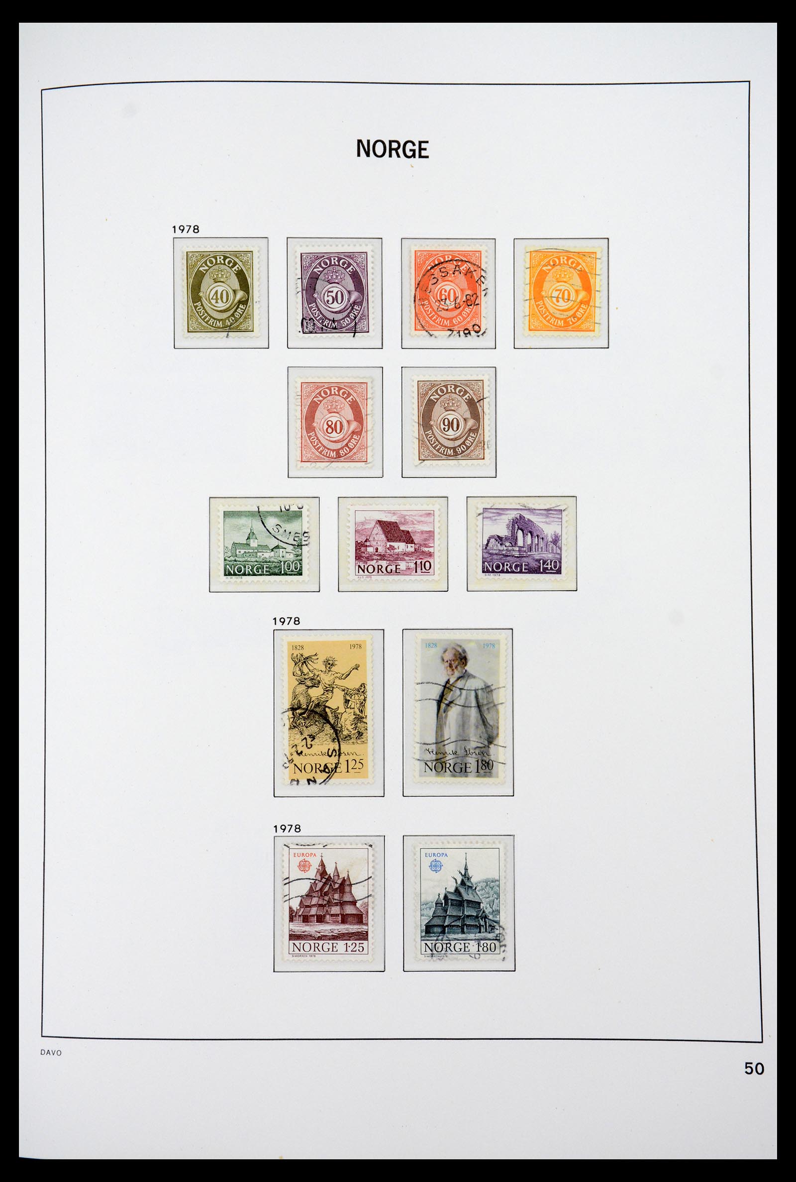 36691 055 - Postzegelverzameling 36691 Norway 1855-2007.