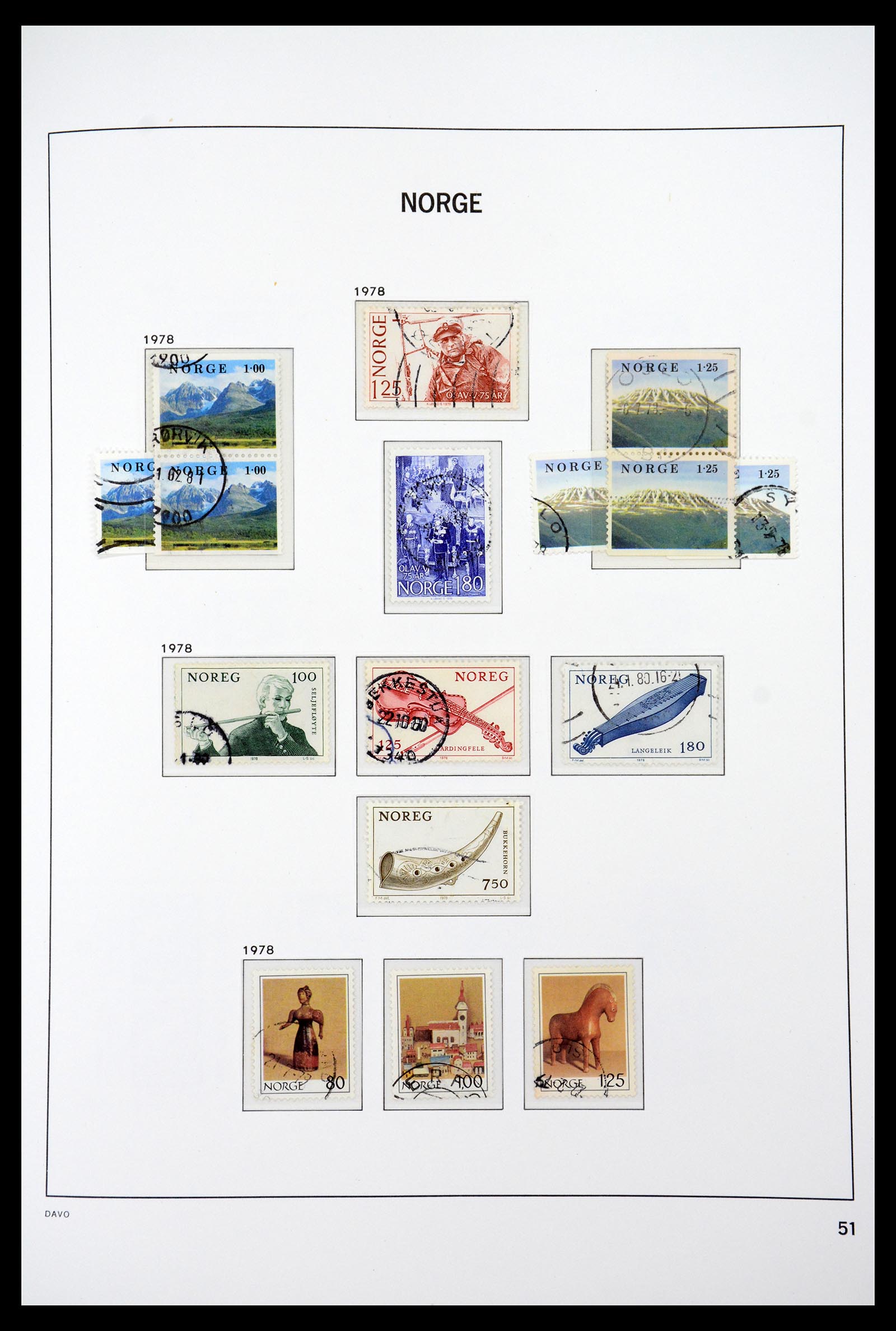 36691 056 - Stamp collection 36691 Noorwegen 1855-2007.