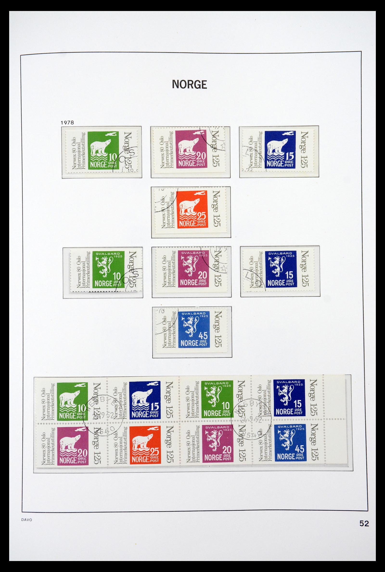 36691 057 - Postzegelverzameling 36691 Norway 1855-2007.
