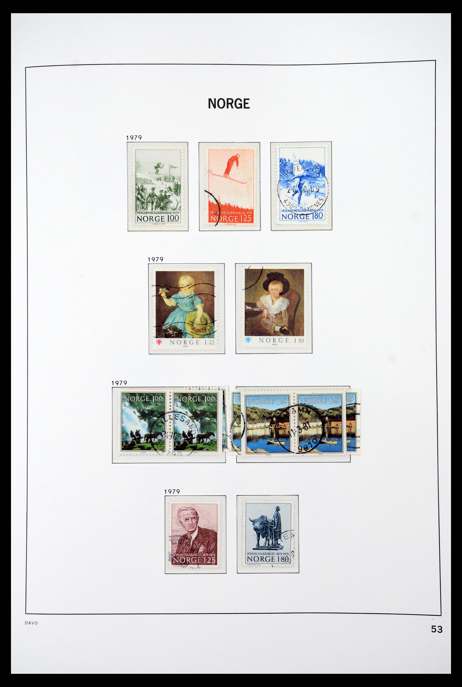 36691 058 - Postzegelverzameling 36691 Norway 1855-2007.