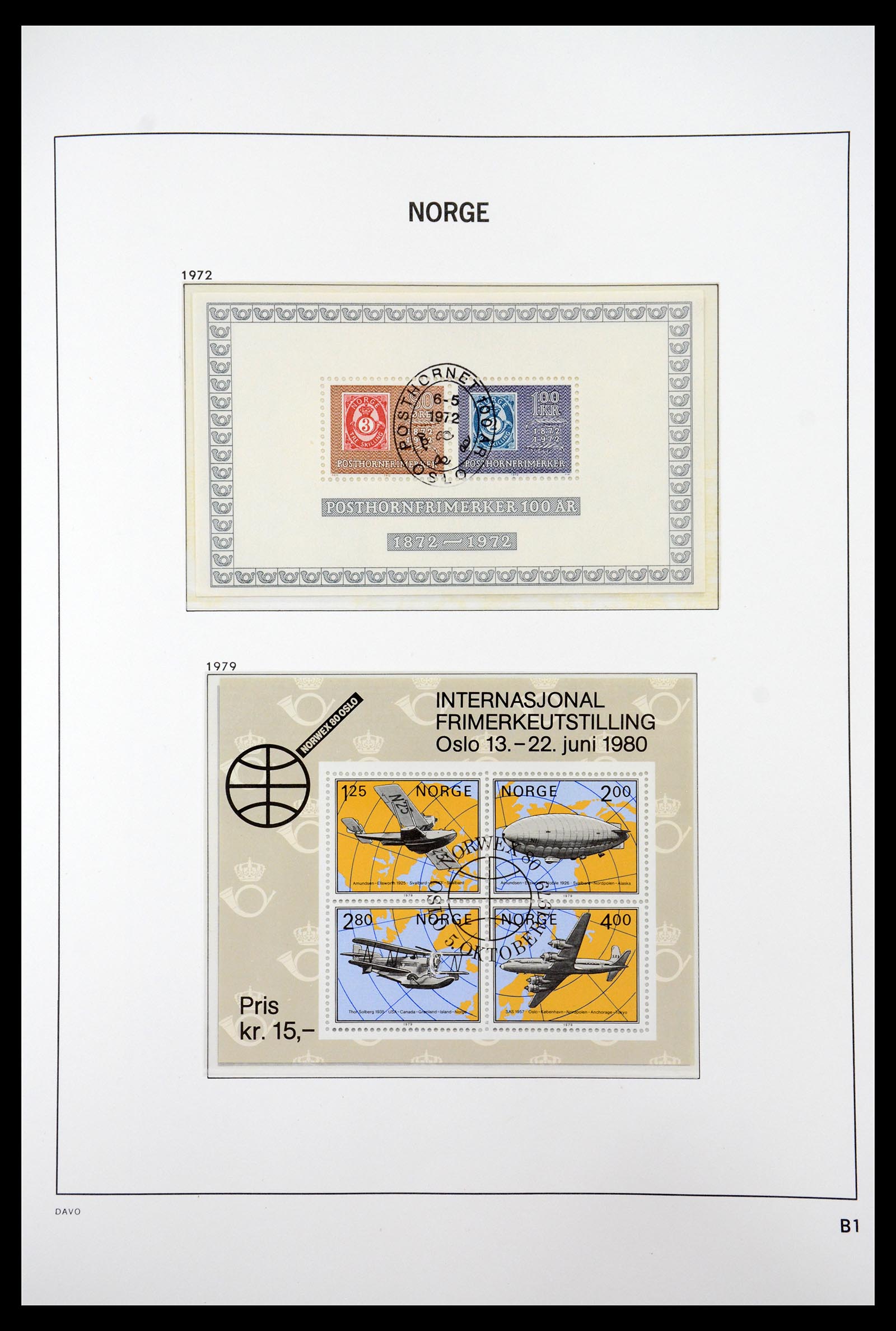 36691 065 - Postzegelverzameling 36691 Norway 1855-2007.