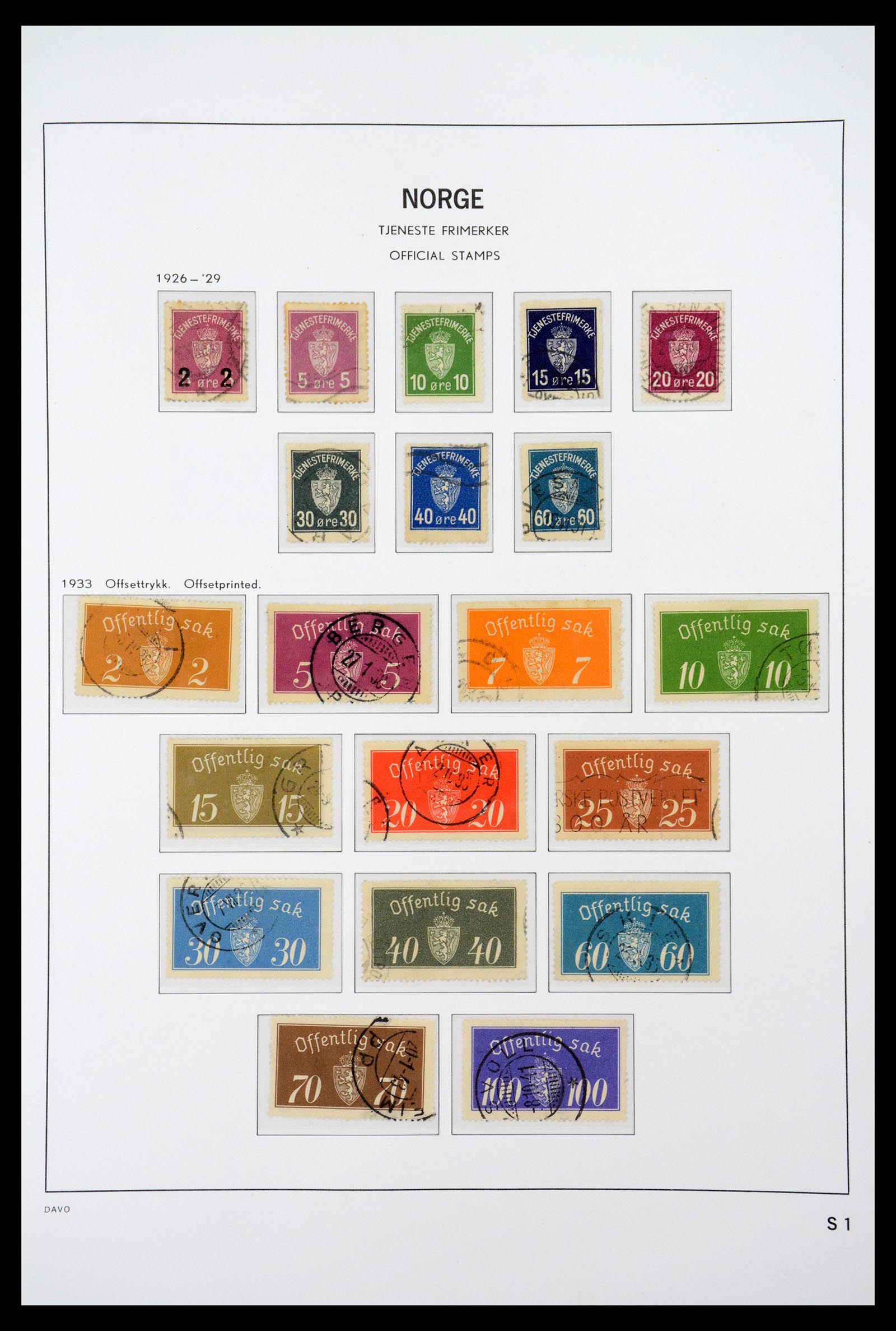 36691 067 - Postzegelverzameling 36691 Norway 1855-2007.