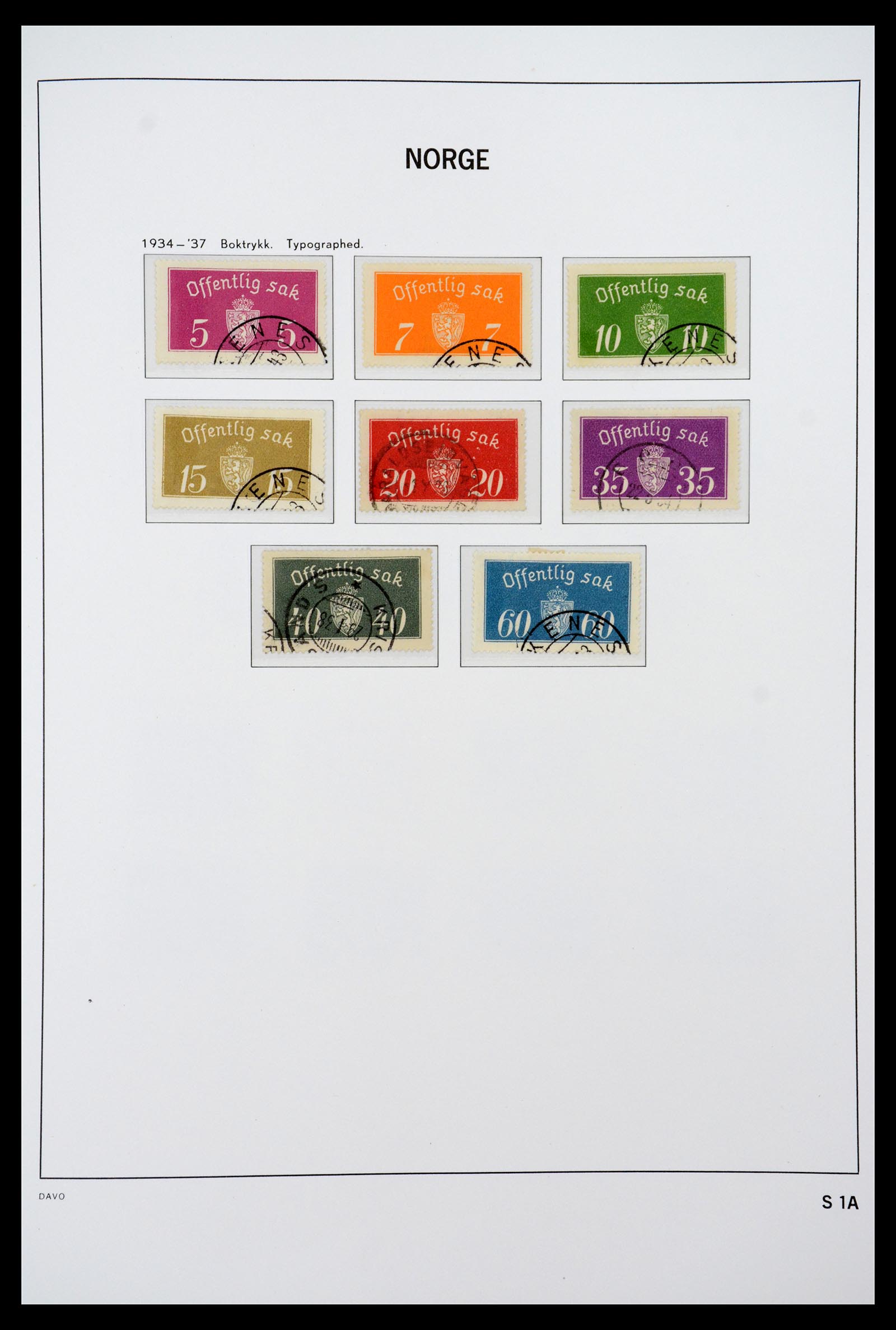 36691 068 - Postzegelverzameling 36691 Norway 1855-2007.