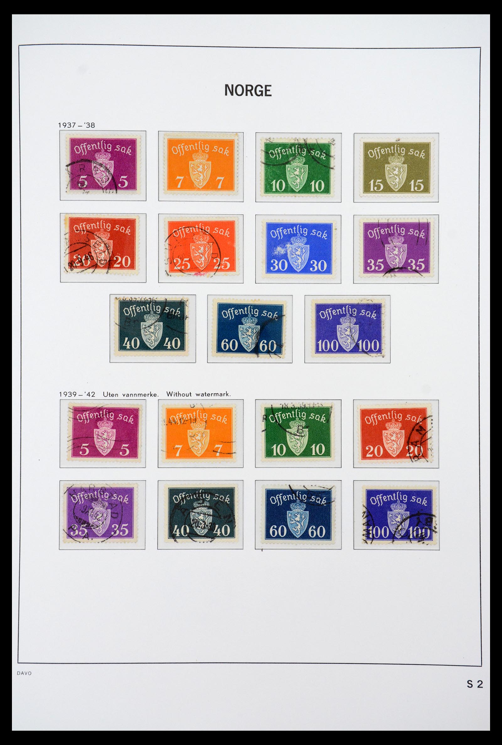 36691 069 - Postzegelverzameling 36691 Norway 1855-2007.