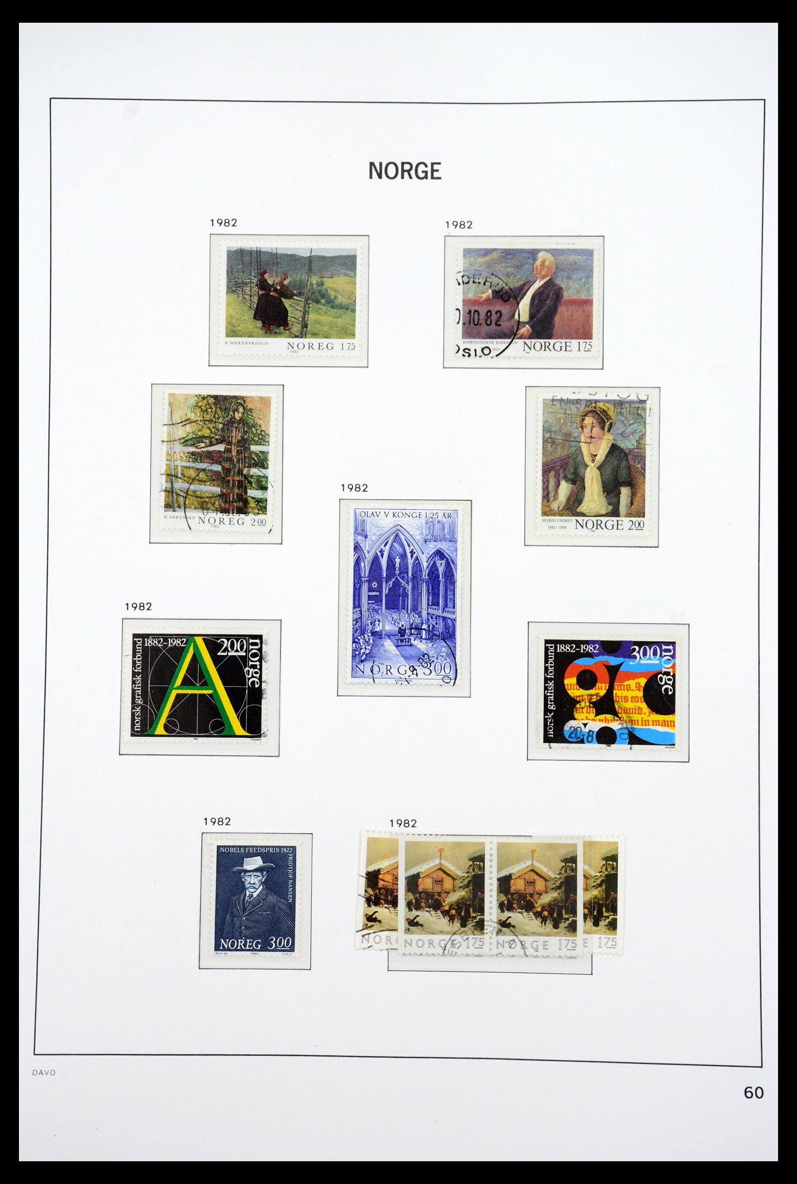 36691 076 - Postzegelverzameling 36691 Norway 1855-2007.