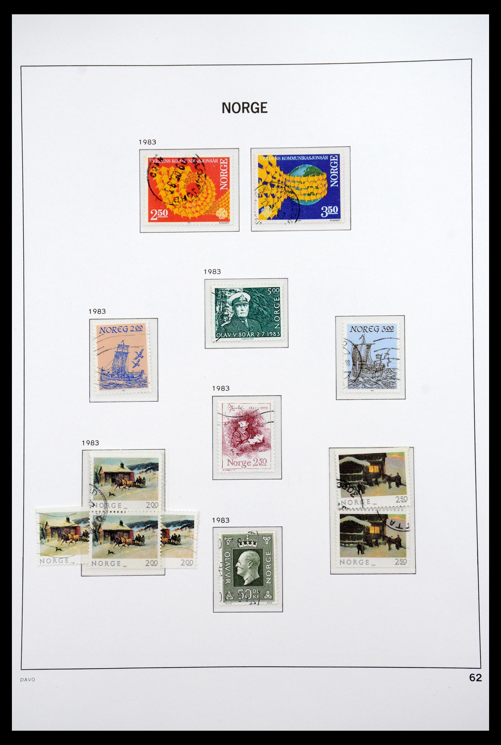 36691 078 - Postzegelverzameling 36691 Norway 1855-2007.