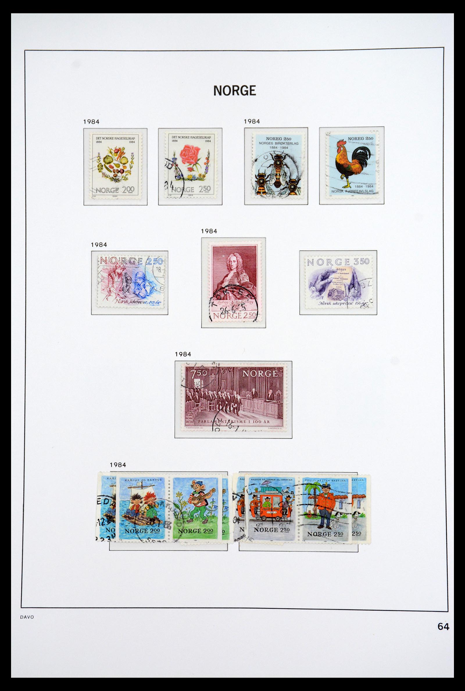36691 080 - Postzegelverzameling 36691 Norway 1855-2007.