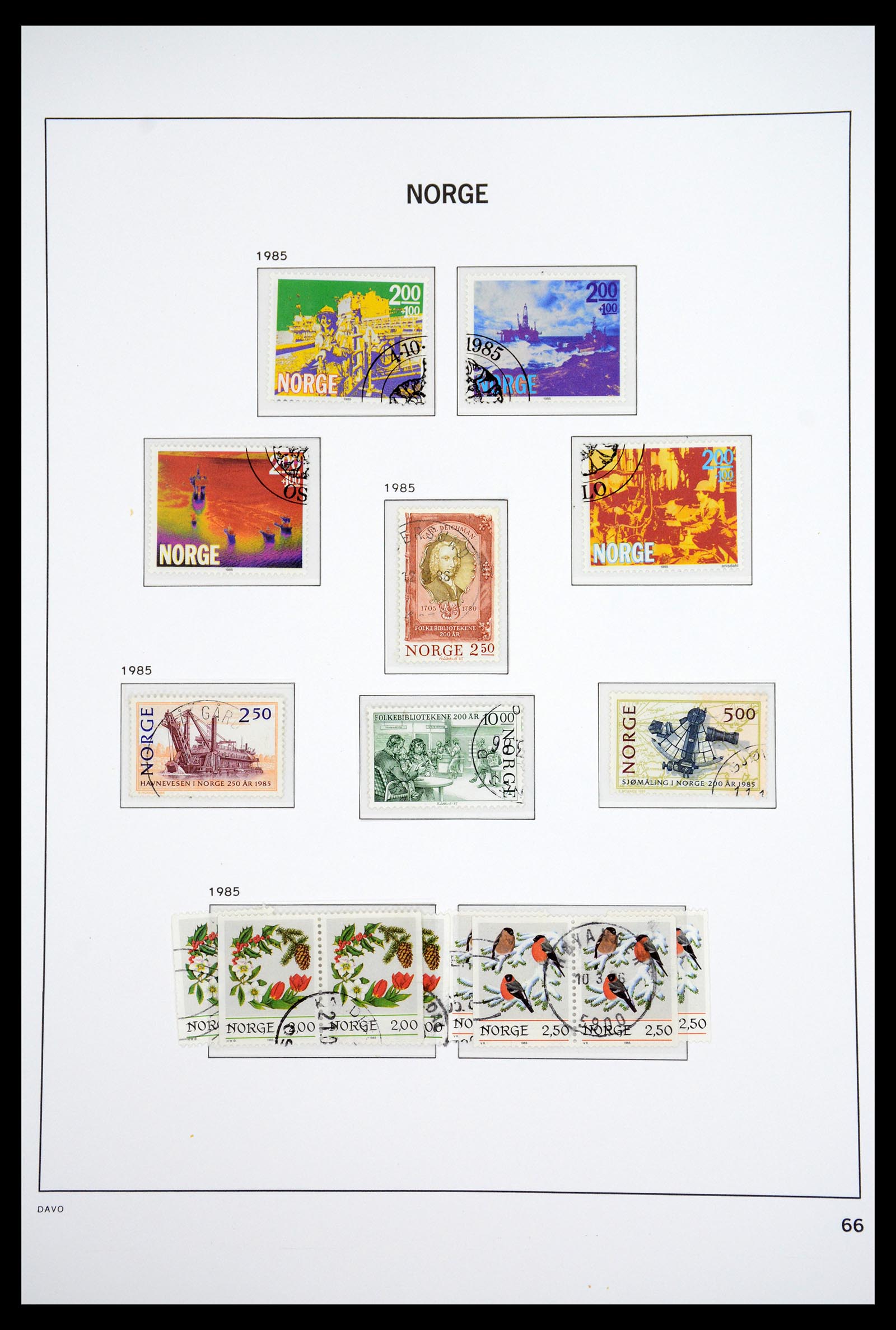 36691 082 - Postzegelverzameling 36691 Norway 1855-2007.