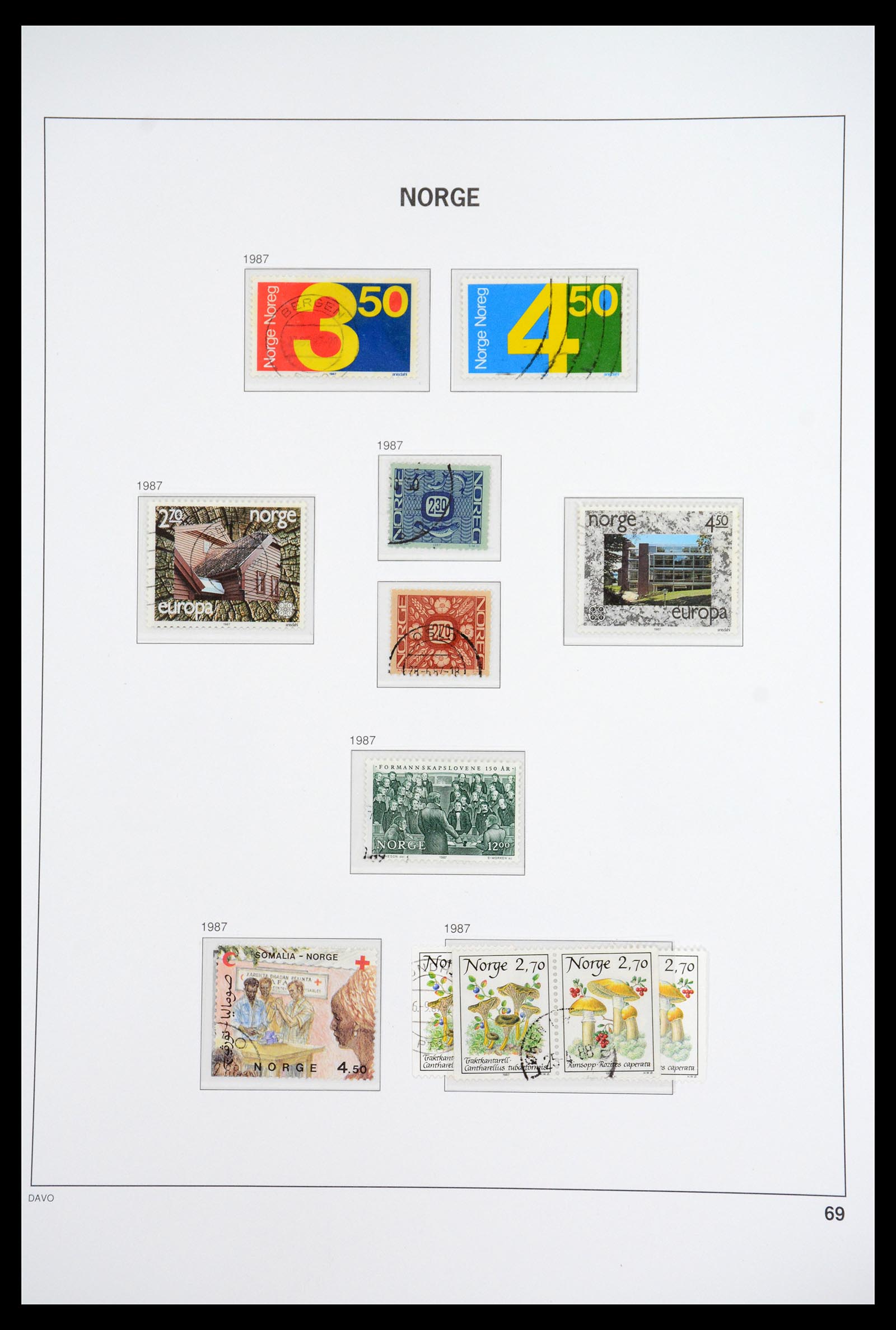 36691 085 - Postzegelverzameling 36691 Norway 1855-2007.