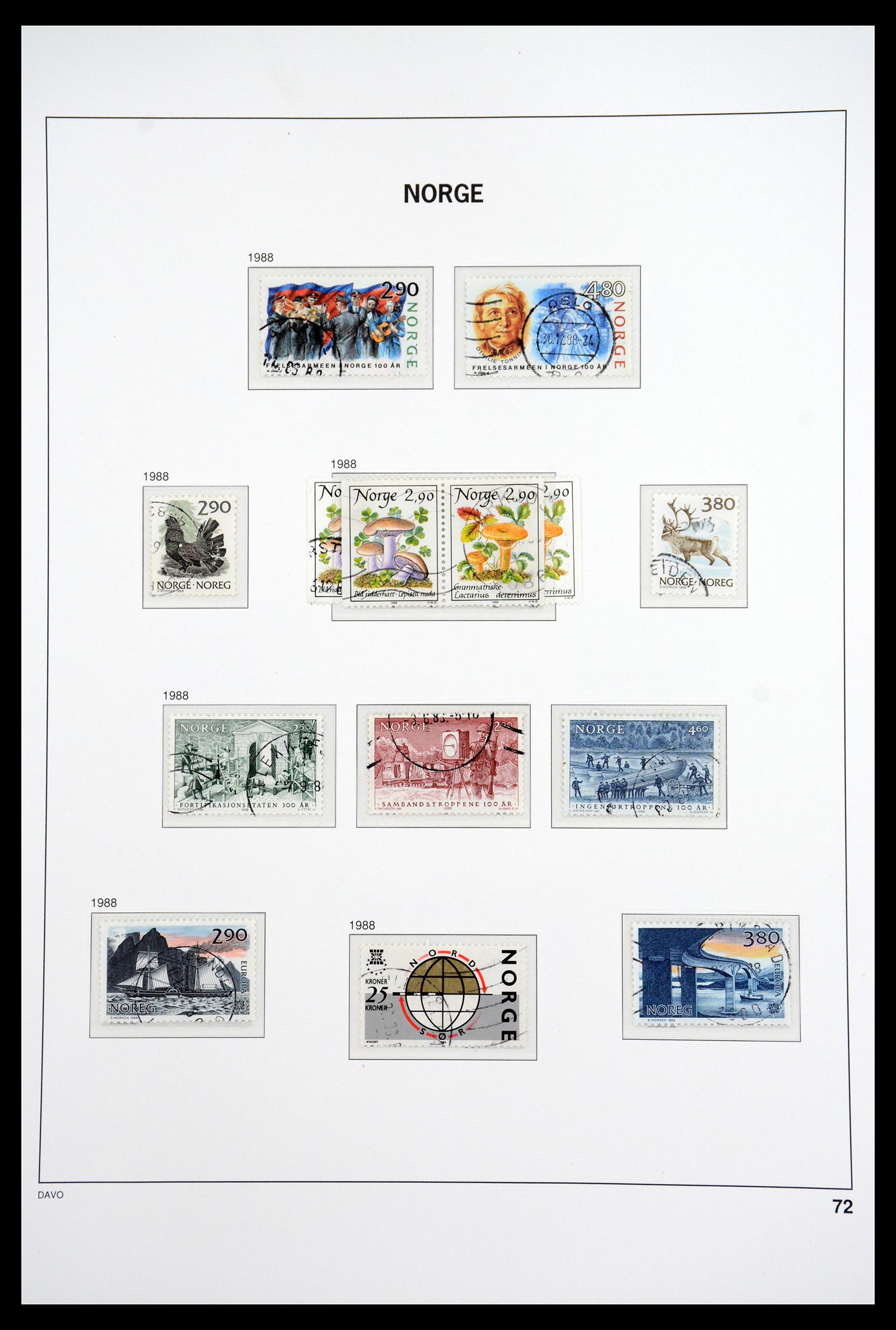 36691 088 - Postzegelverzameling 36691 Norway 1855-2007.