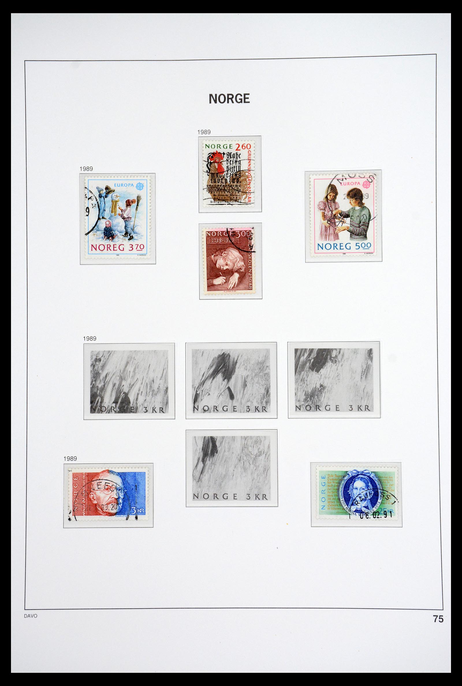 36691 091 - Postzegelverzameling 36691 Norway 1855-2007.
