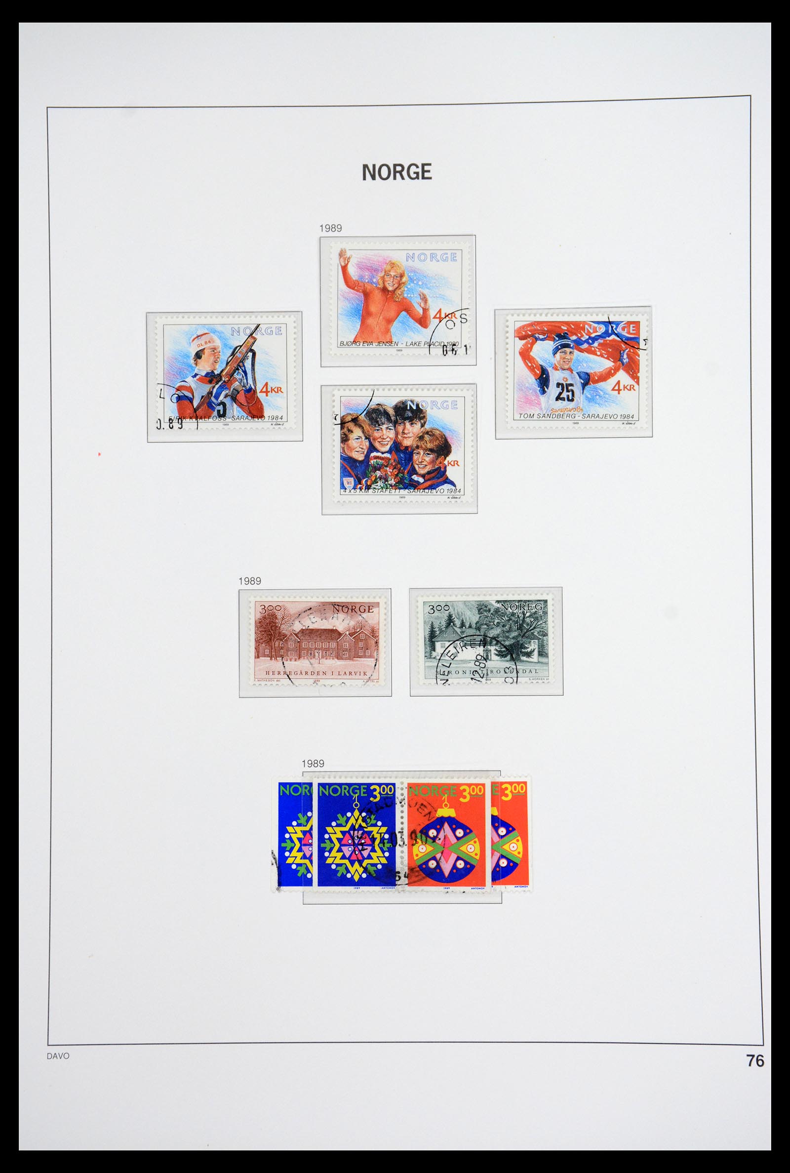 36691 092 - Postzegelverzameling 36691 Norway 1855-2007.