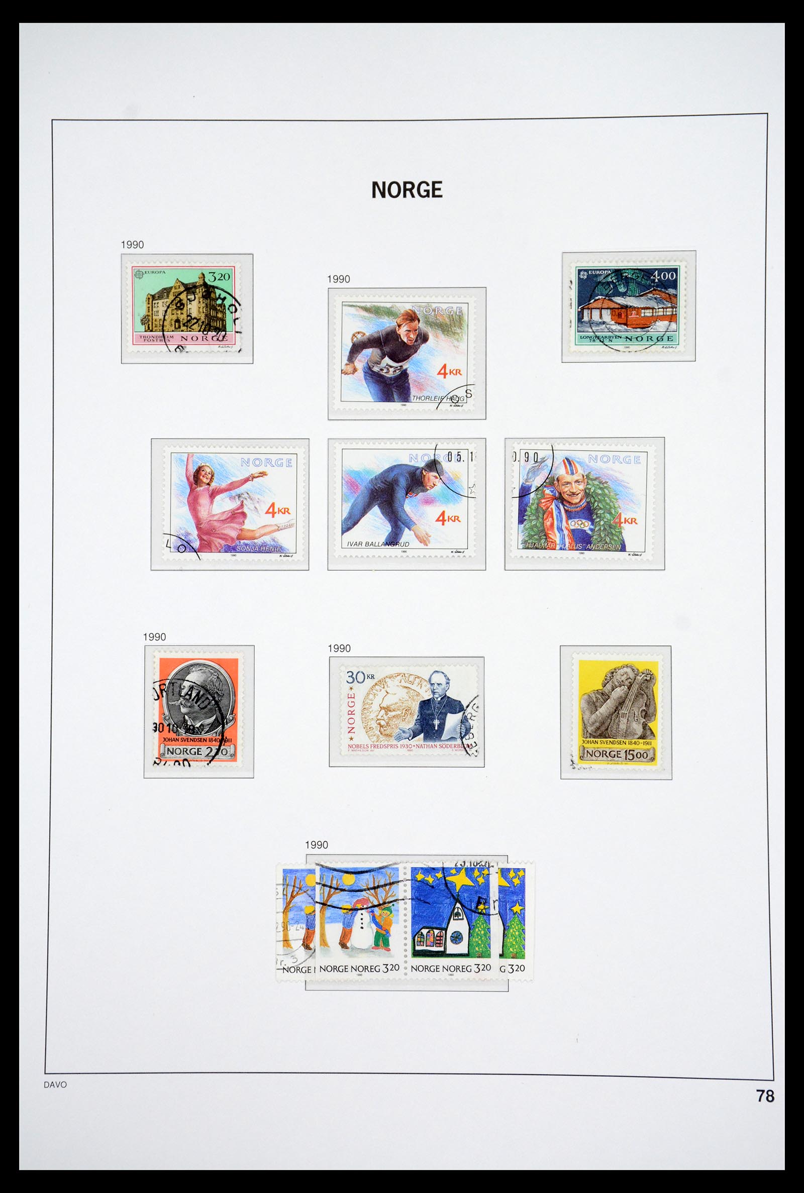 36691 094 - Postzegelverzameling 36691 Norway 1855-2007.
