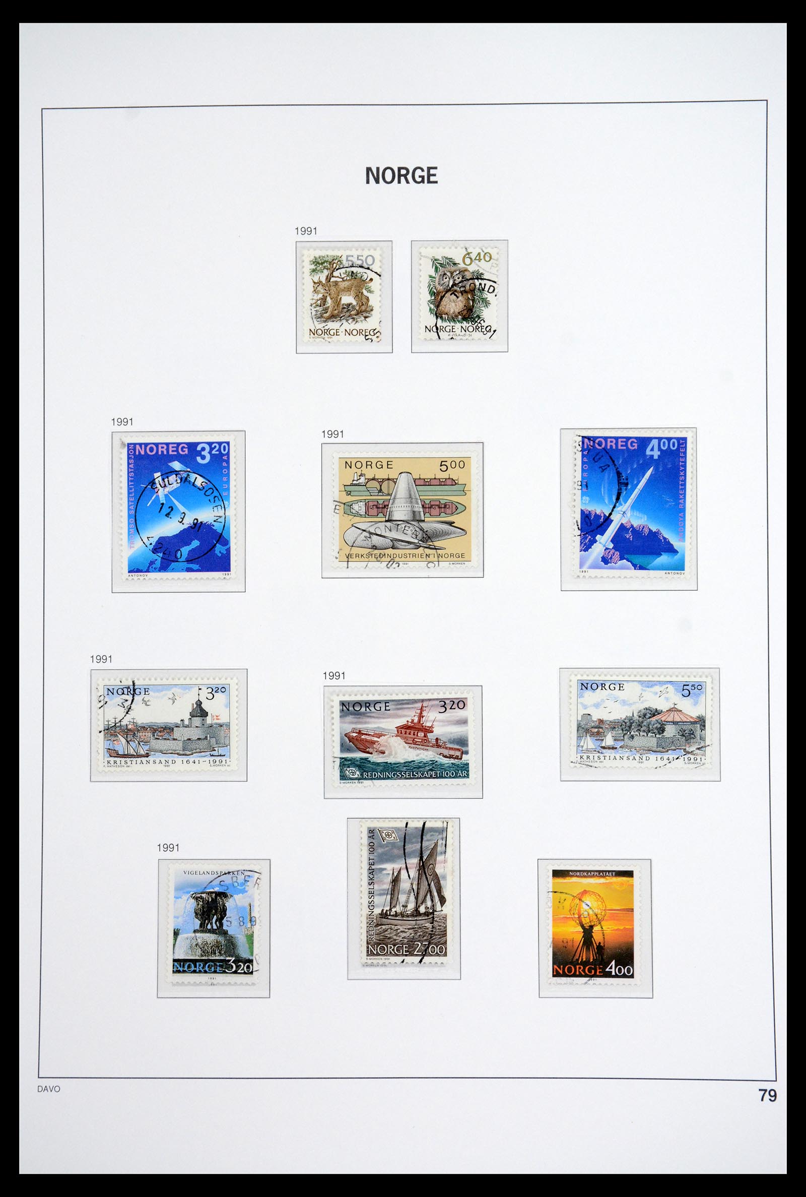 36691 095 - Postzegelverzameling 36691 Norway 1855-2007.
