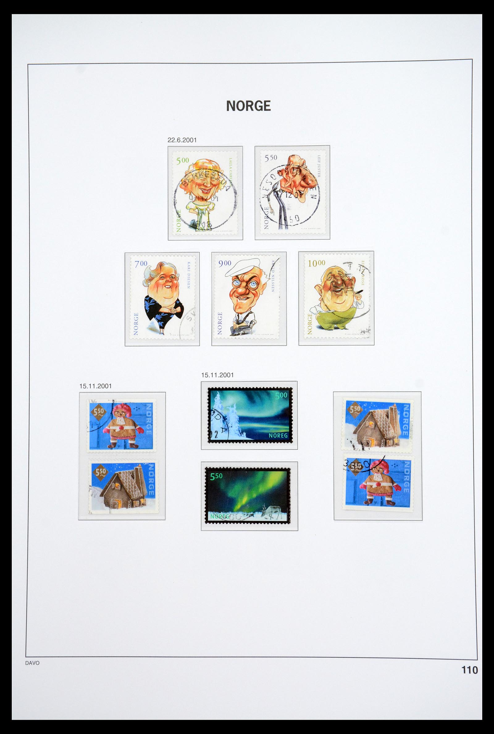 36691 126 - Postzegelverzameling 36691 Norway 1855-2007.