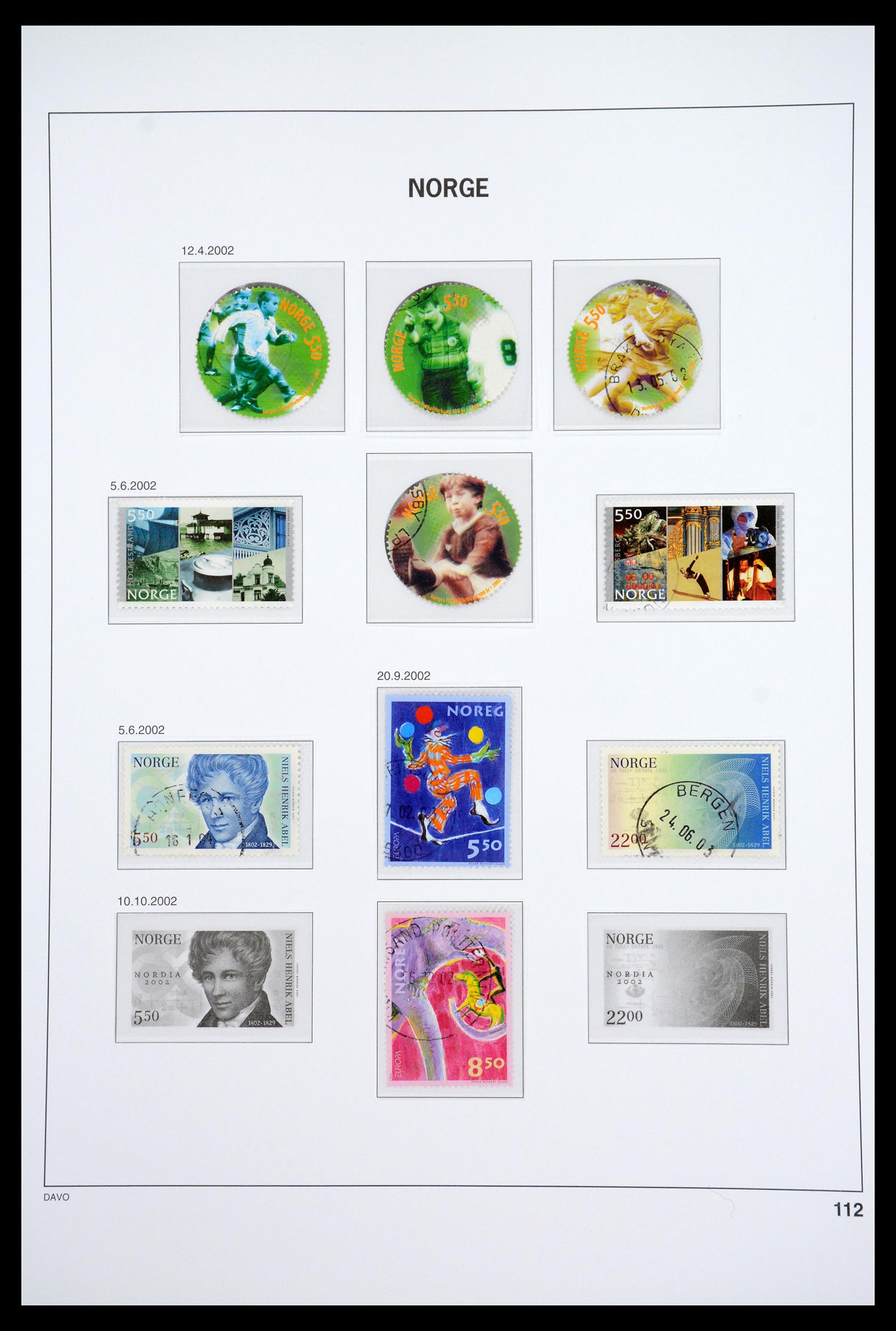 36691 128 - Postzegelverzameling 36691 Norway 1855-2007.