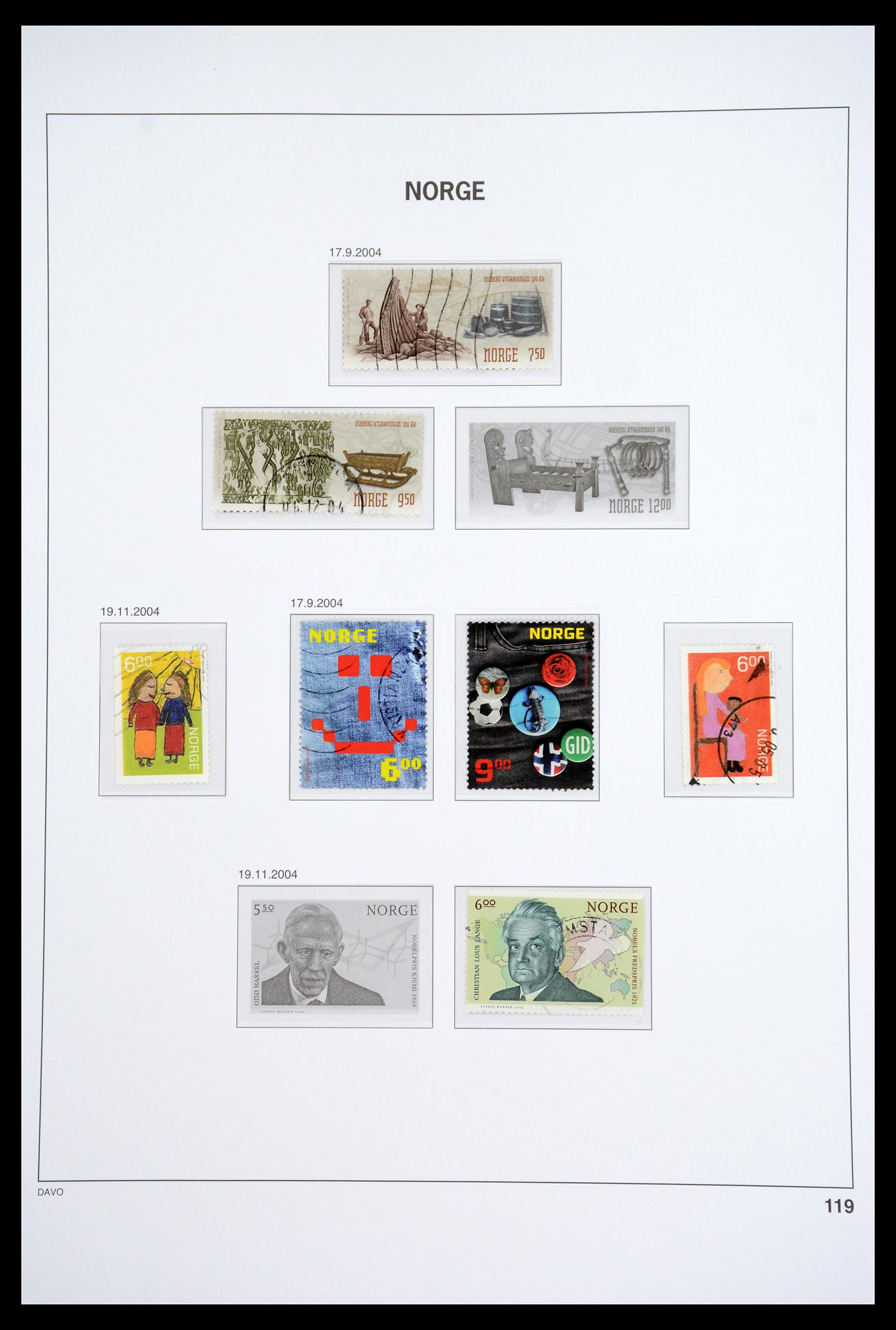 36691 135 - Postzegelverzameling 36691 Norway 1855-2007.