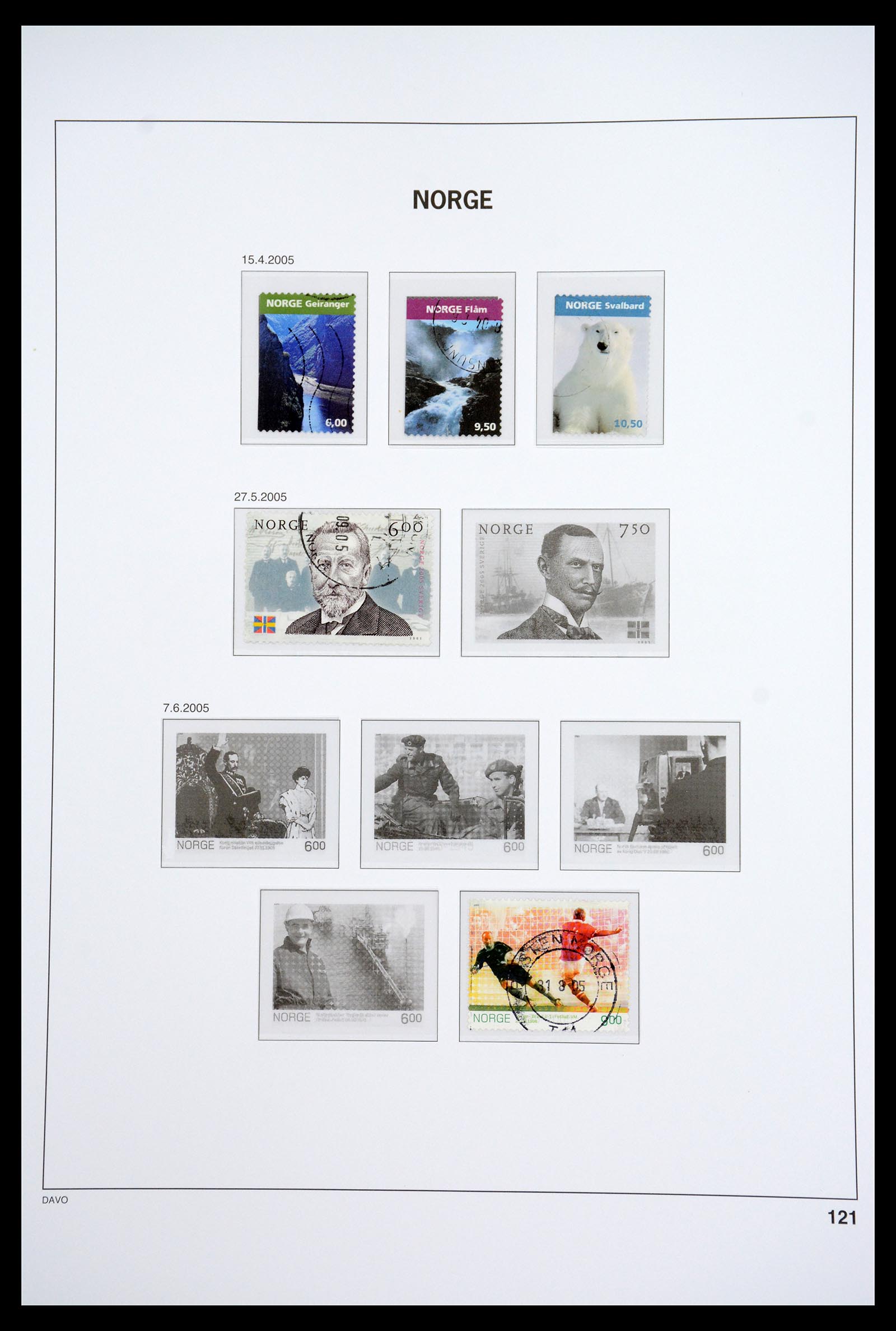 36691 137 - Postzegelverzameling 36691 Norway 1855-2007.